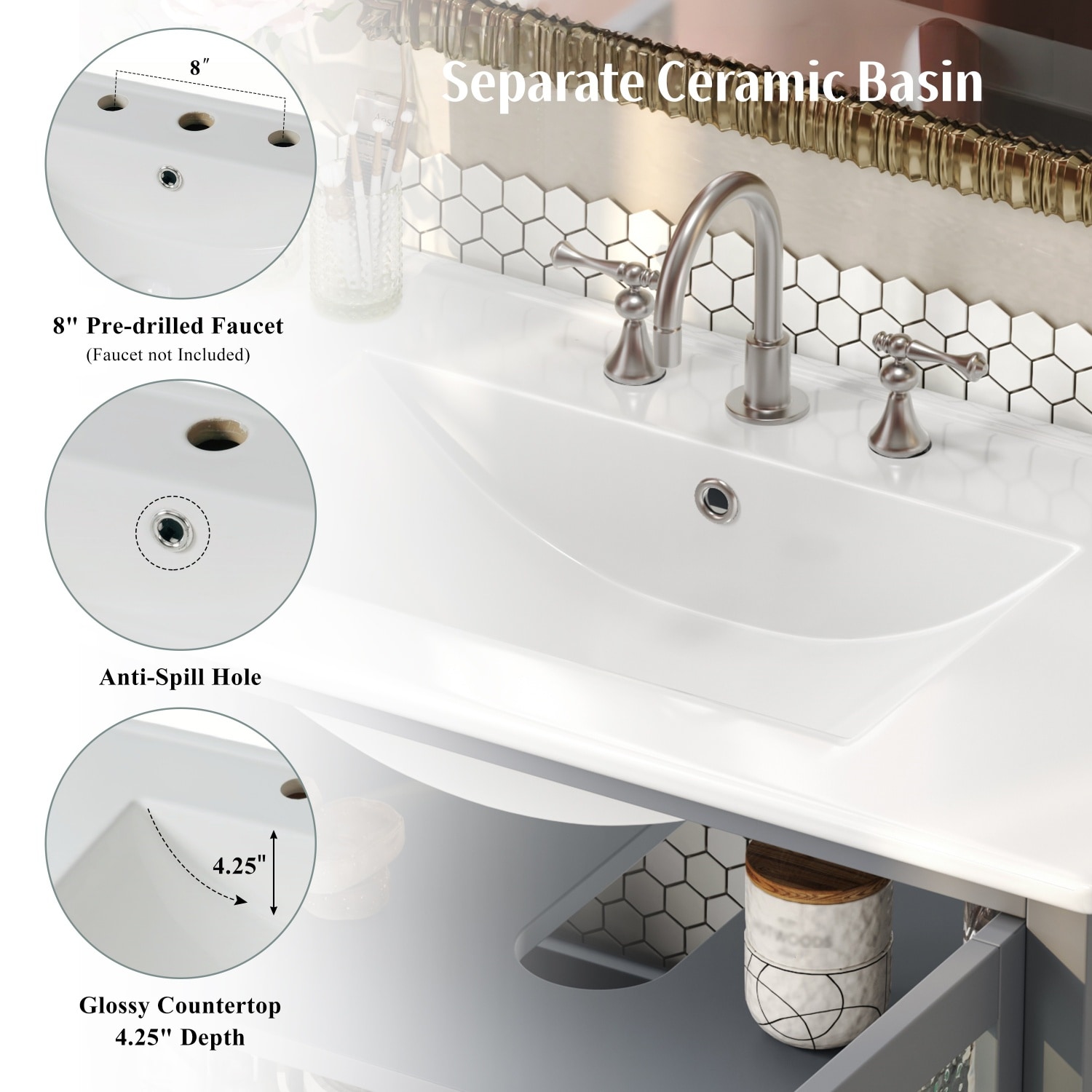 Vanityfus VF-NE-6250G Bath-Vanity-Combo - View #5