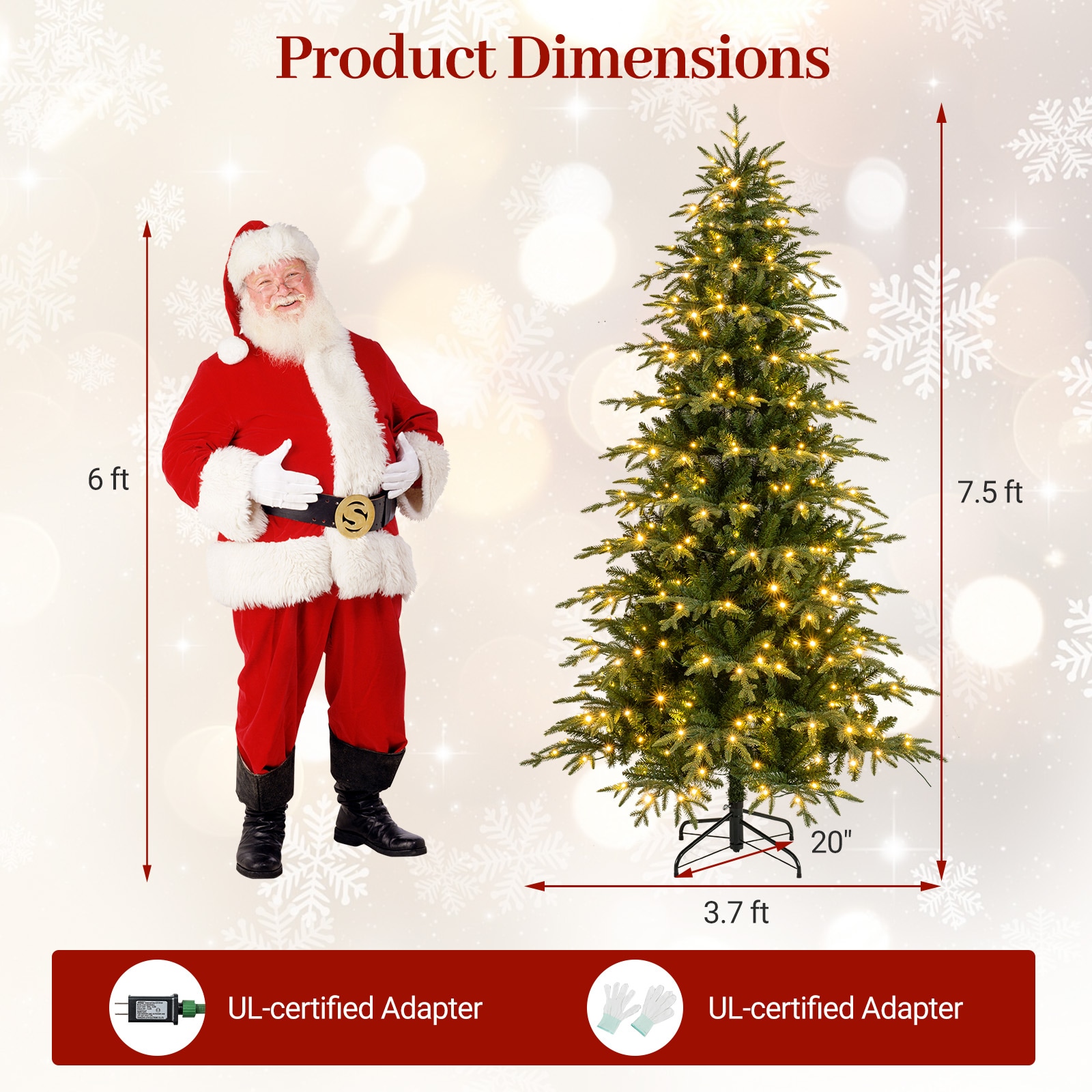 SUGIFT ZMLW014SUGHY2052 Artificial-Christmas-Trees - View #2