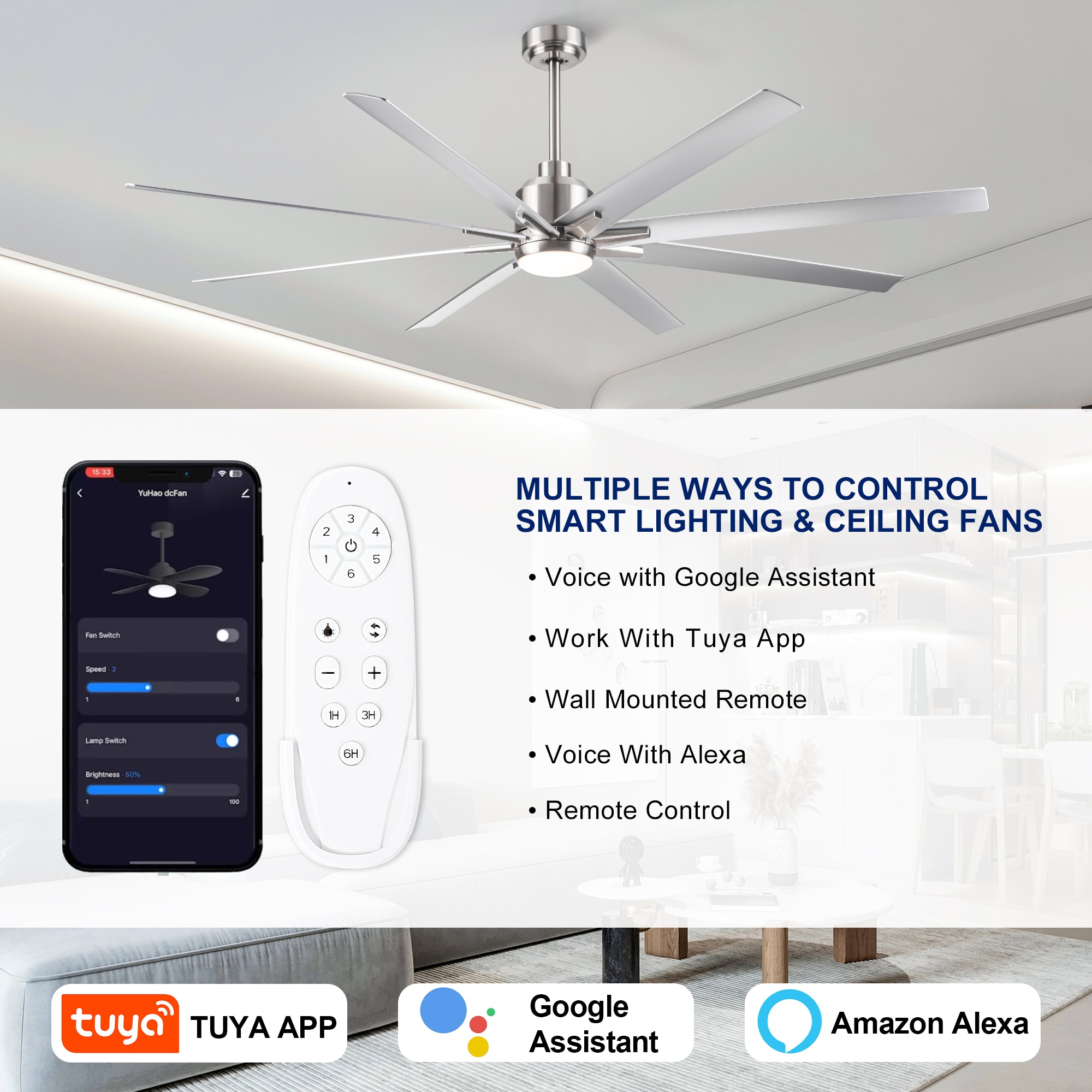 YUHAO LSDC1109SNA722 Ceiling-Fans - View #6