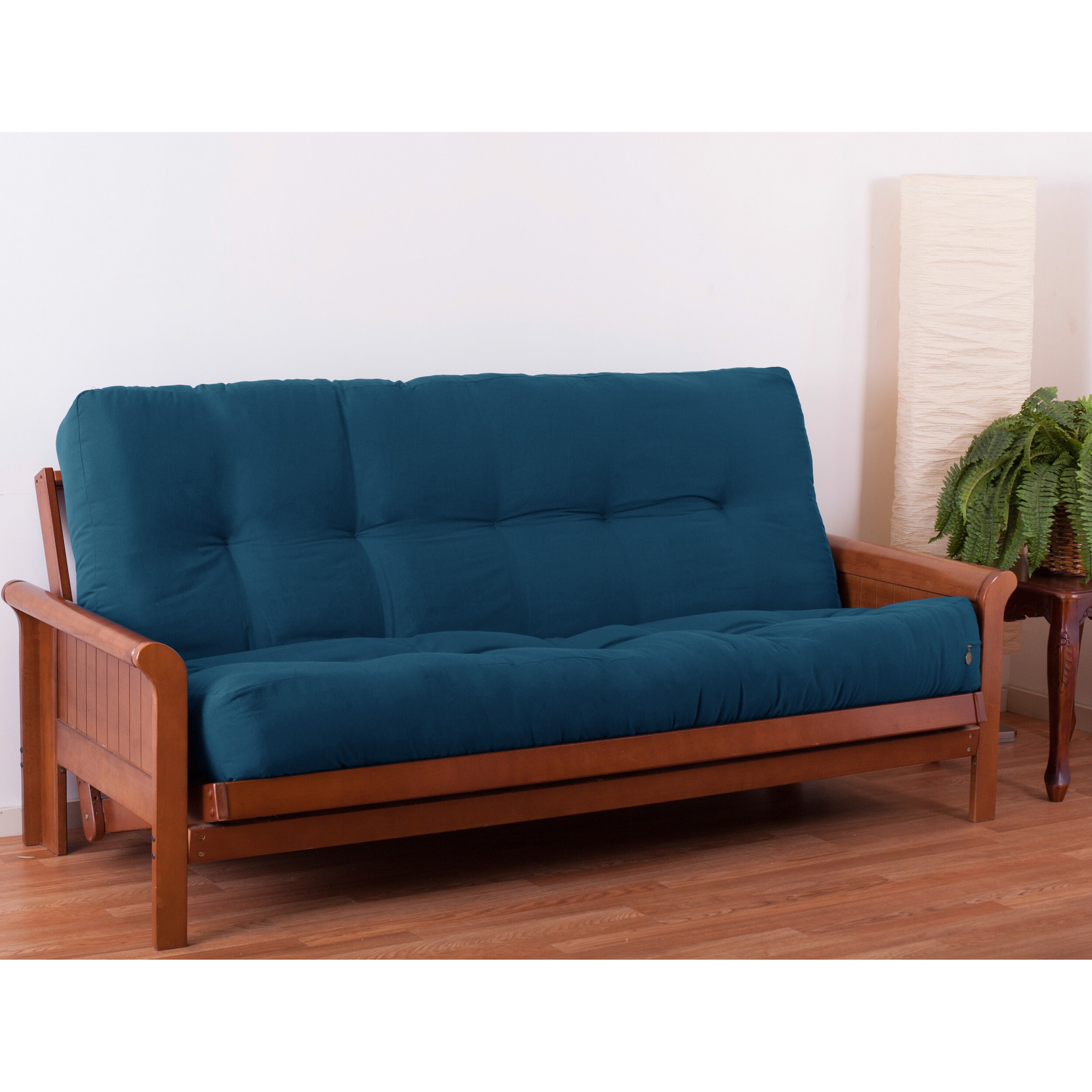 Blazing Needles 9662-TW-IN Tranquil Rest Indigo Full Pocketed Coil Futon Mattress
