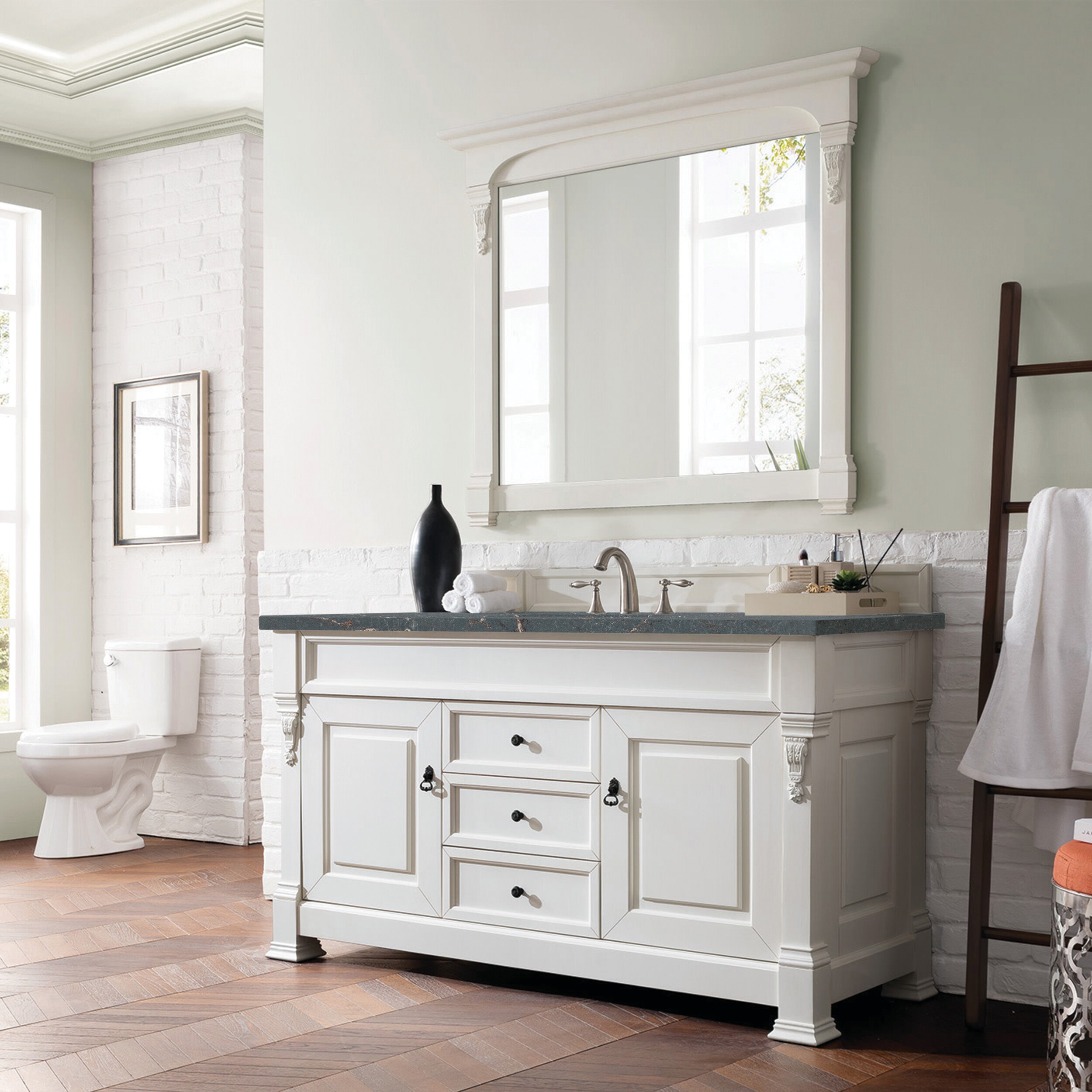 James Martin Vanities 147-V60S-BW-3PBL Bath-Vanity-Combo - View #3
