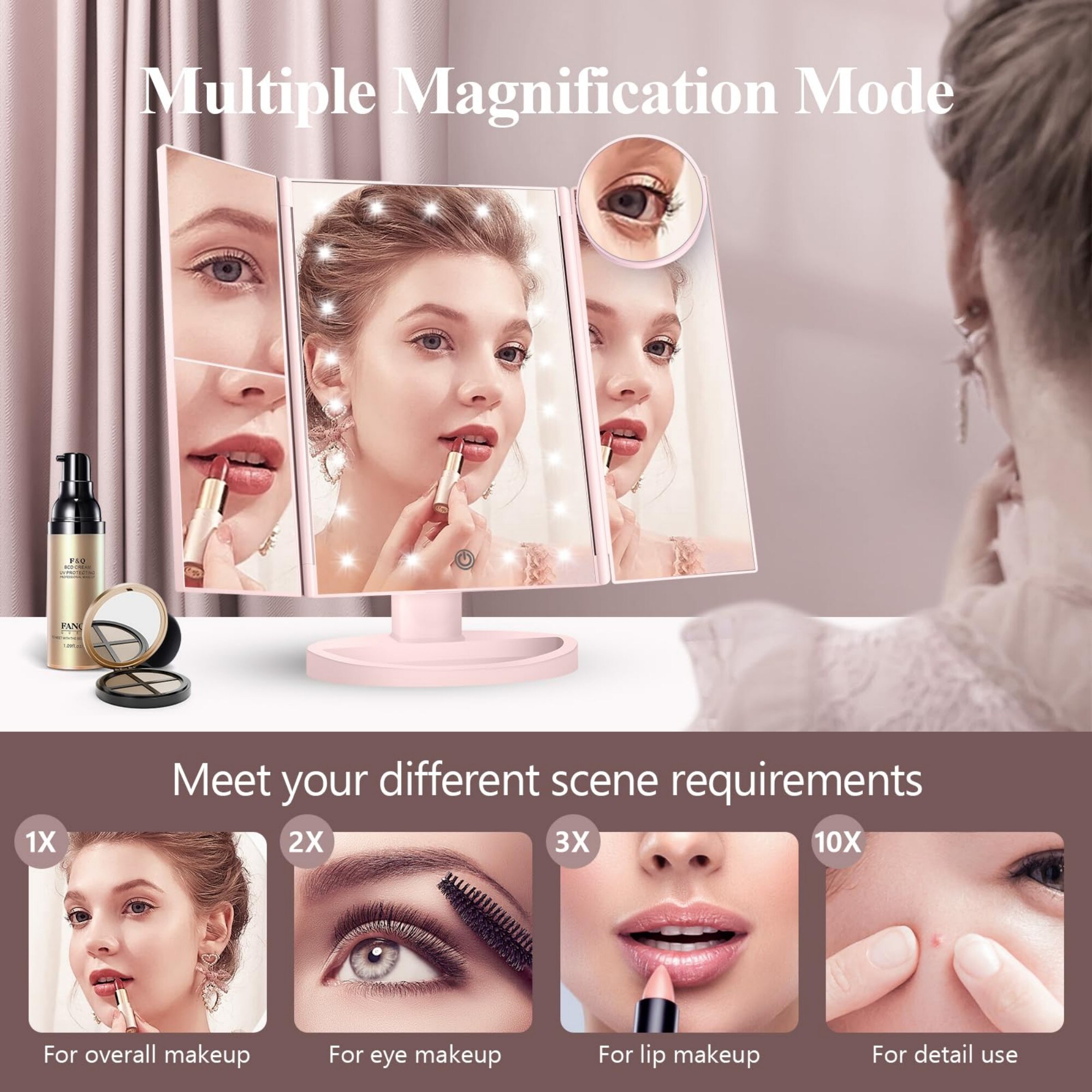 Wudkey L4-BS0D2H Makeup-Mirrors - View #7