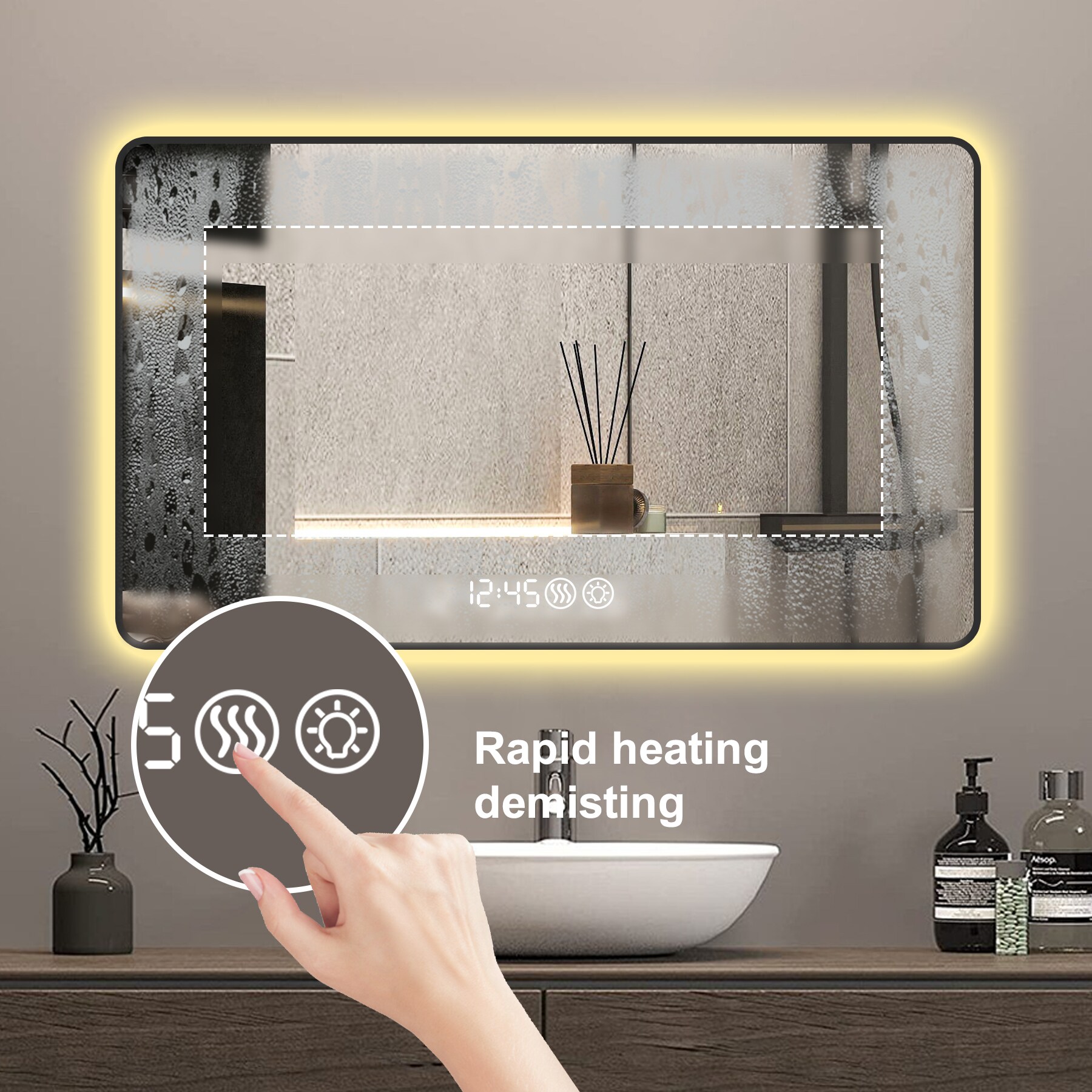 AAZJ LD-P242468 Framed-Bath-Mirrors - View #7