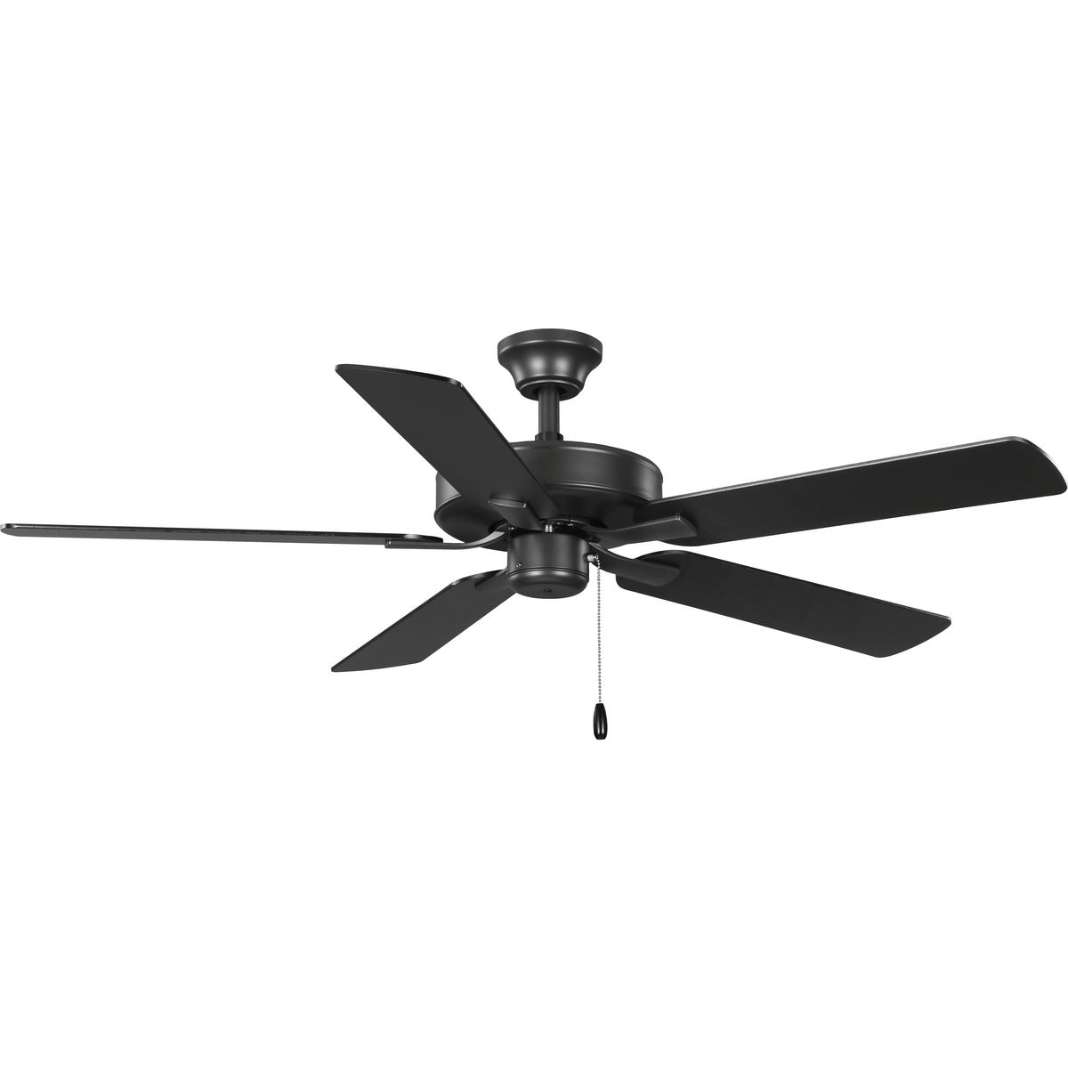 Progress Lighting AirPro Builder Fan 52-in Graphite with Graphite/Black ...