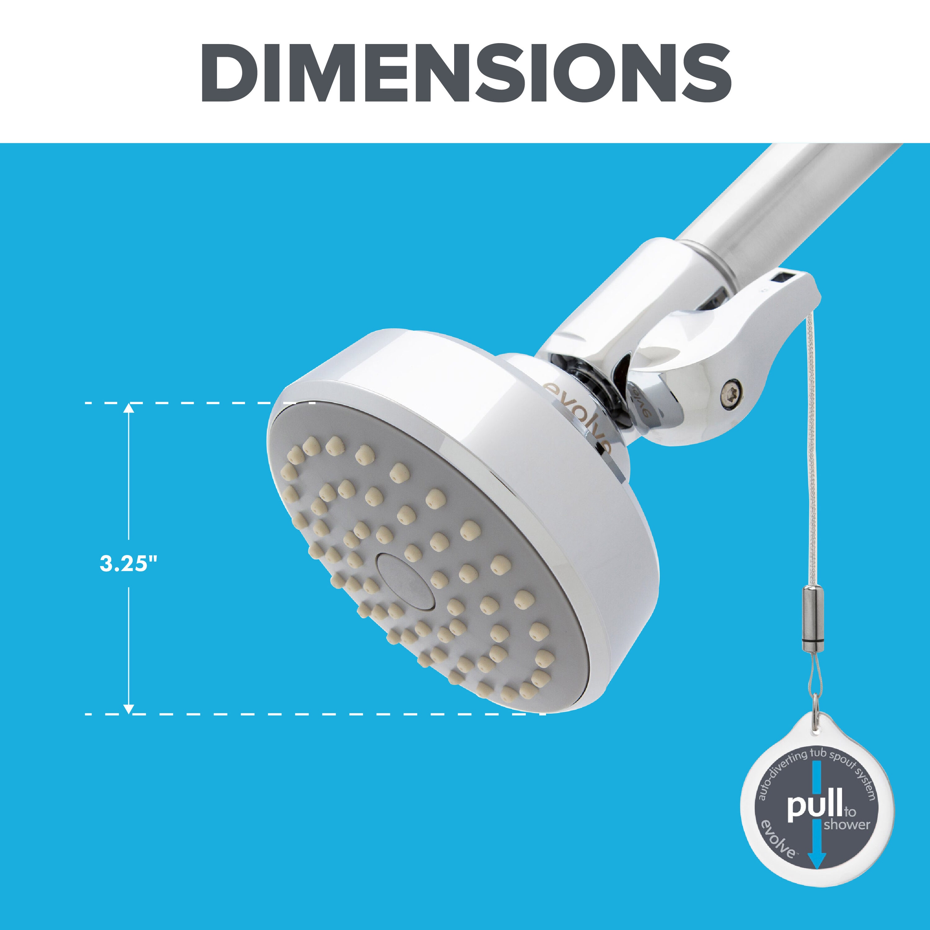 Evolve EV3312-CP150-SB-1PK Fixed-Showerhead - View #7