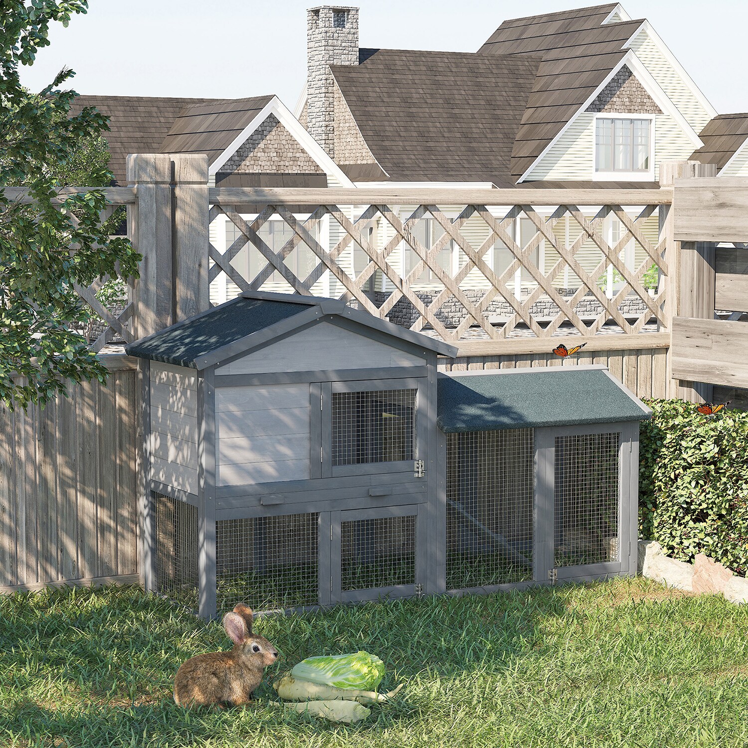 Mondawe MO-19106473 Chicken-Coops-Rabbit-Hutches - View #2