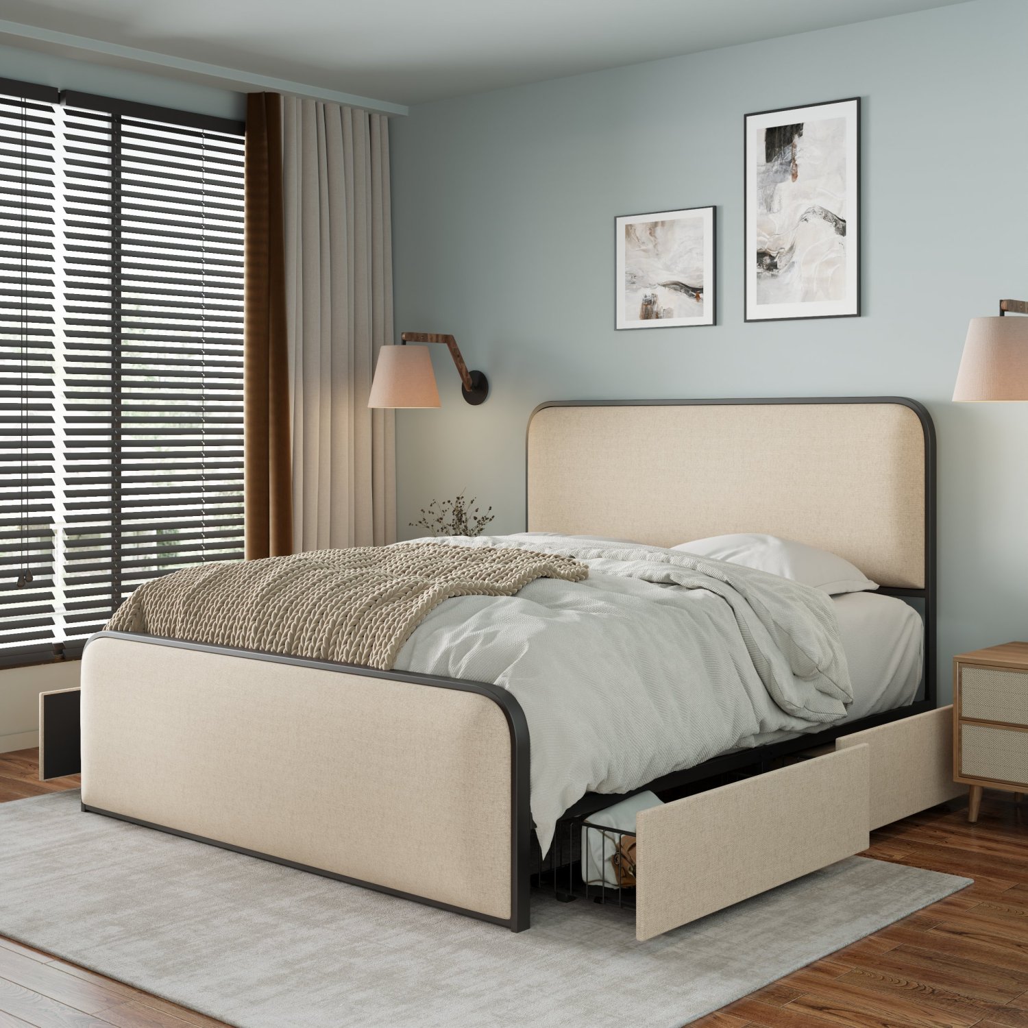 Streamdale Furniture N701P229017B beds - View #2