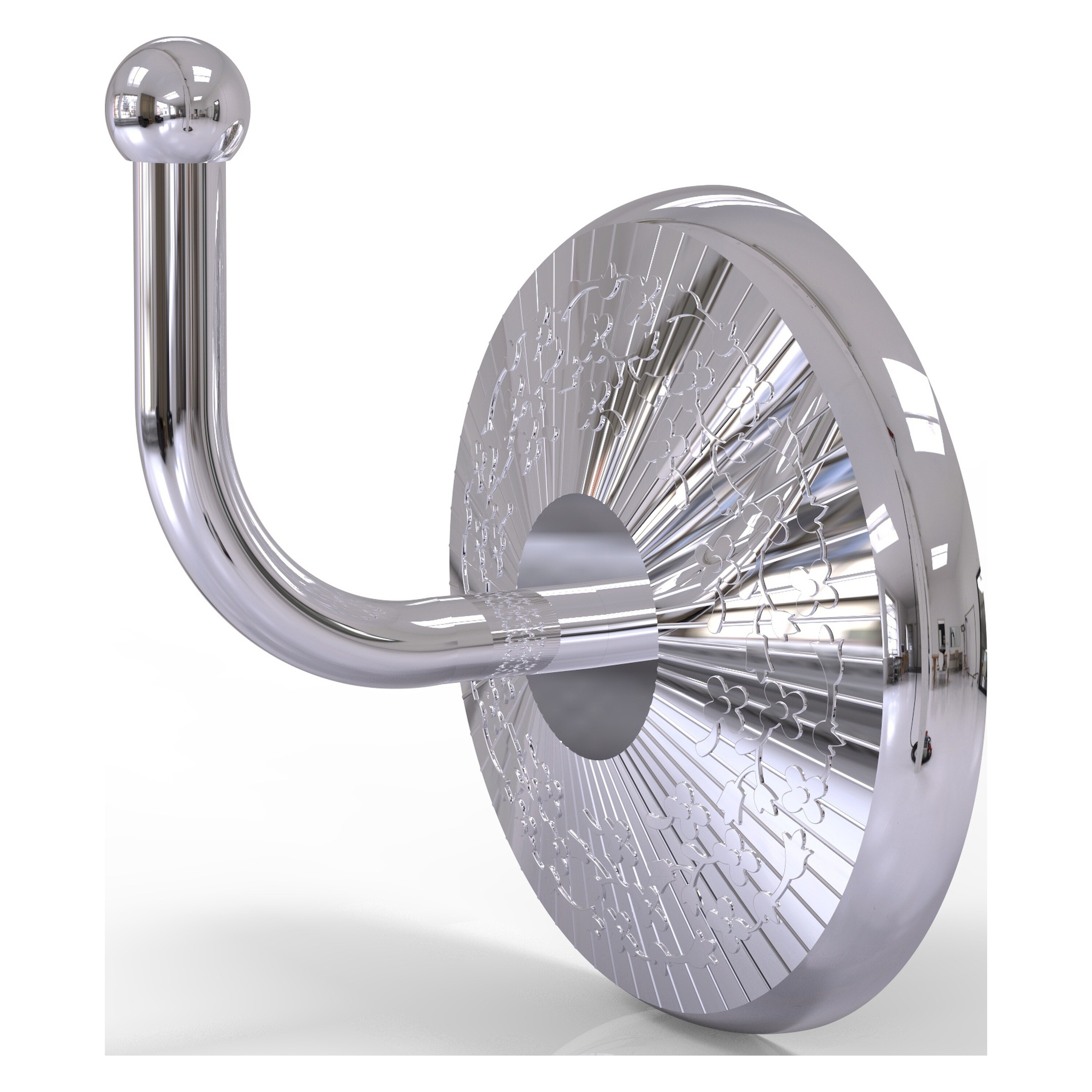 Allied Brass MC-20-PC Monte Carlo Polished Chrome Single -Hook Wall mount Towel Hook