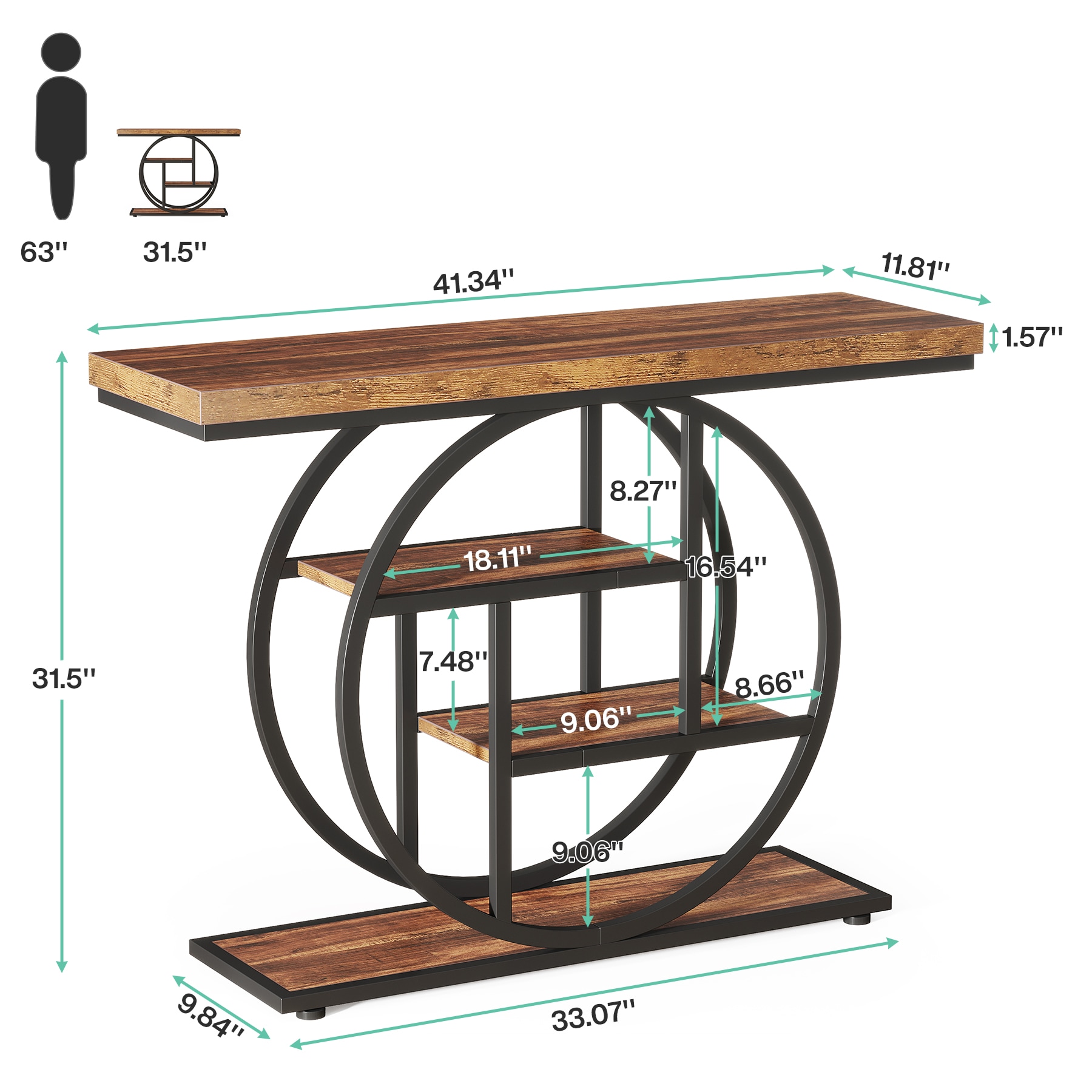 Tribesigns HOGA-M0129 Console-Sofa-Tables - View #7