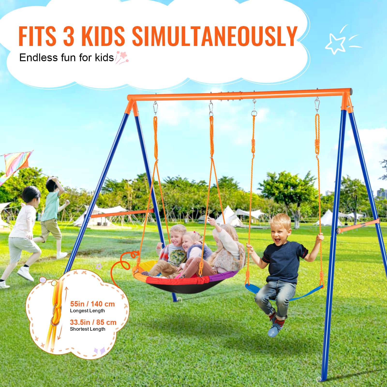 SVOPES SVOPESAXQQTZ207622V0 Playset-Swings - View #5
