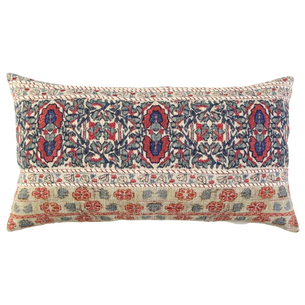 Rizzy Home T17924 Poly filled pillow 14-in x 26-in Multi Rectangular Indoor Decorative Pillow