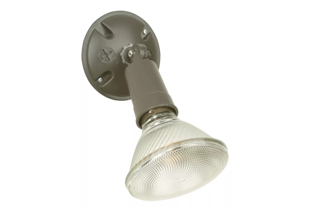 Craftmade PH-1BZ 150-Watt EQ Halogen Antique Bronze 1-Head Switch-Controlled Flood Light with Adjustable