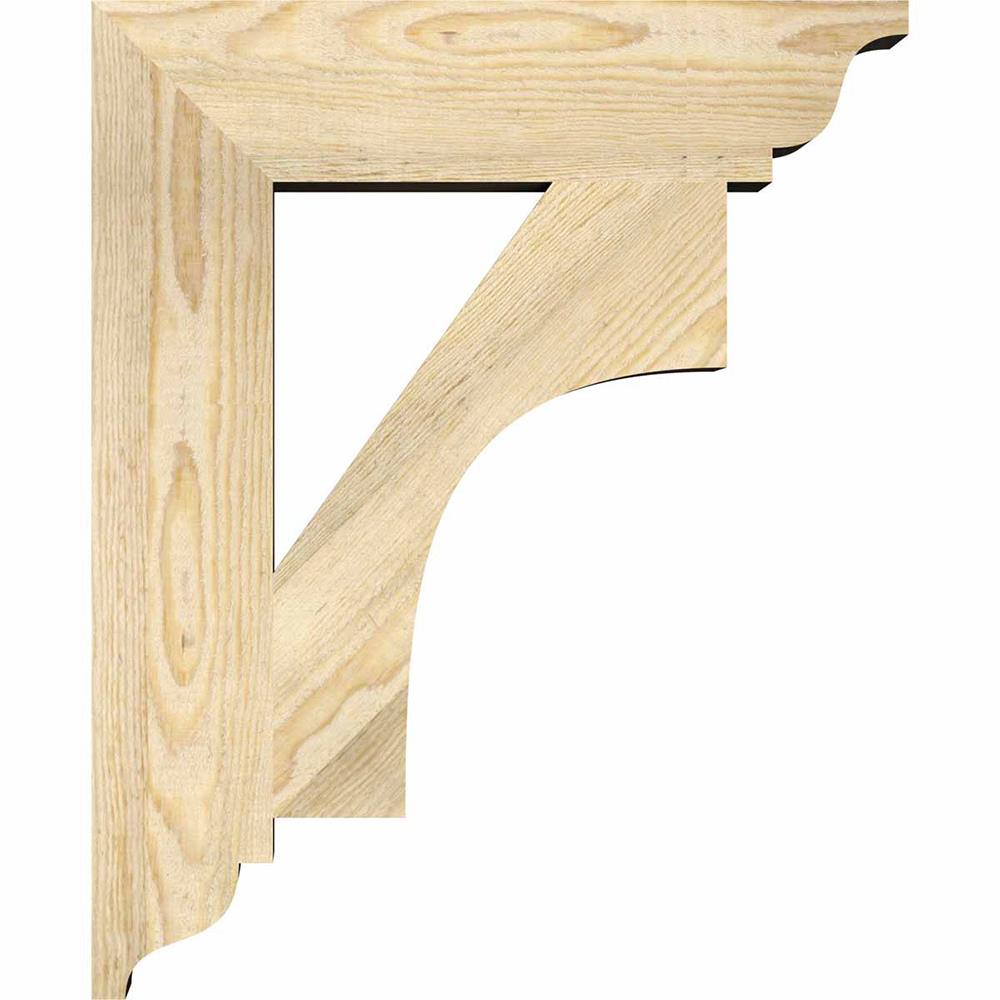 Ekena Millwork BKT04X18X22WTL01RDF Exterior-Brackets-Braces - View #3