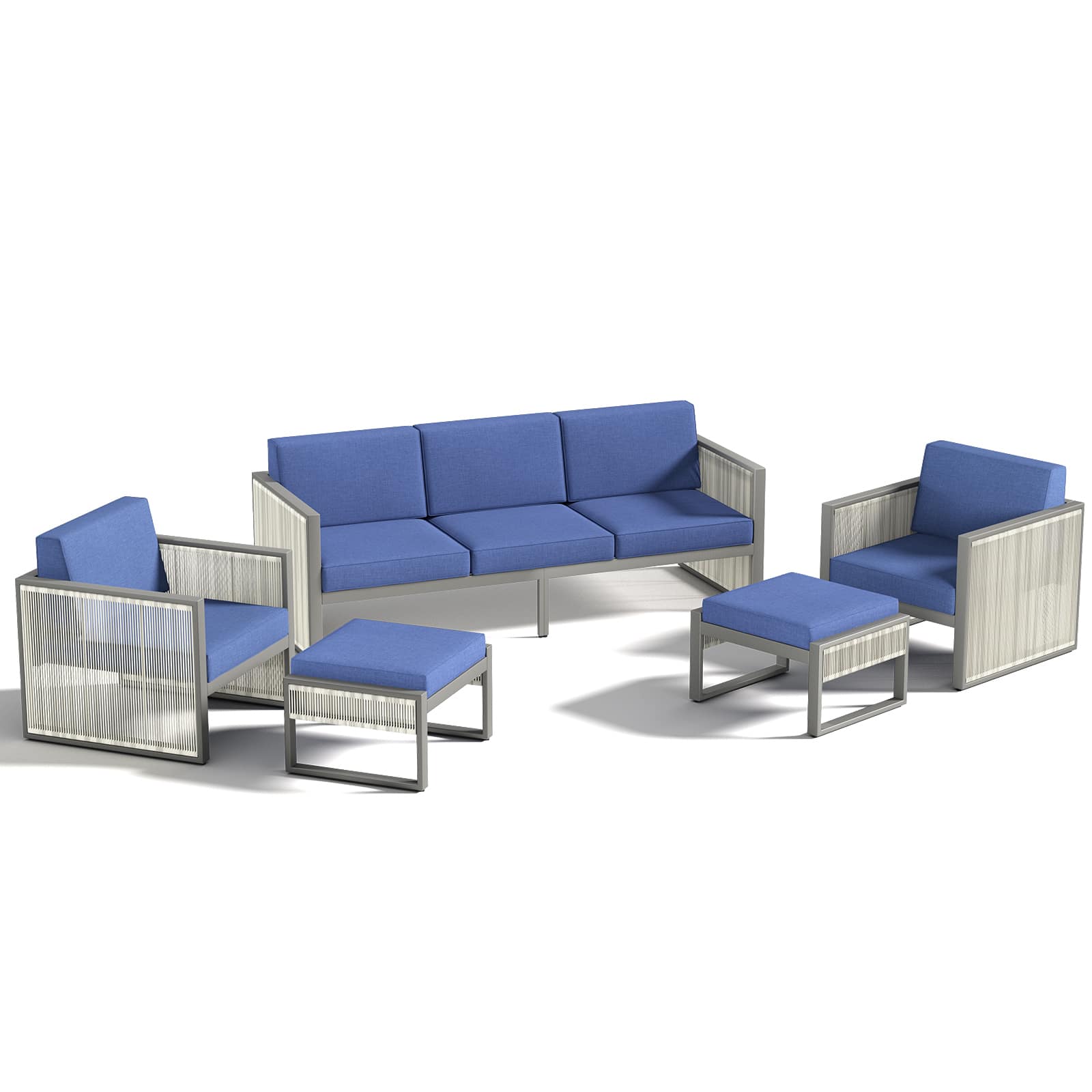 Bestier USLOW-O500319B-BLUE Patio-Conversation-Sets - View #3