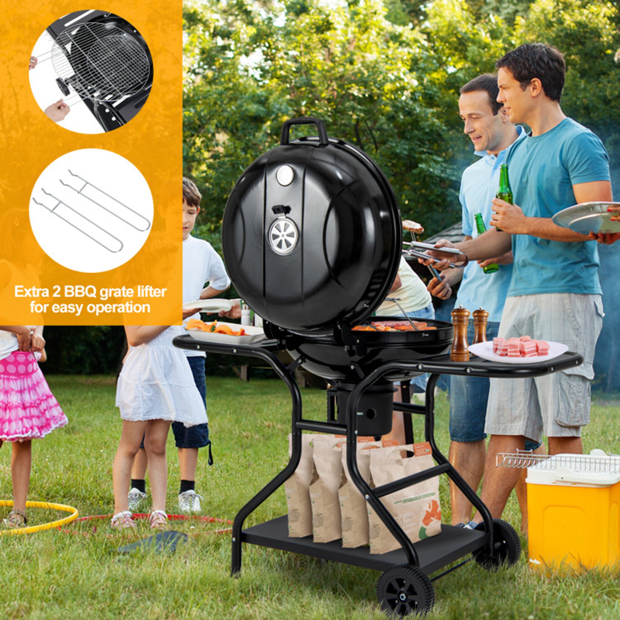 Mondawe MO114BK Charcoal-Grills - View #4