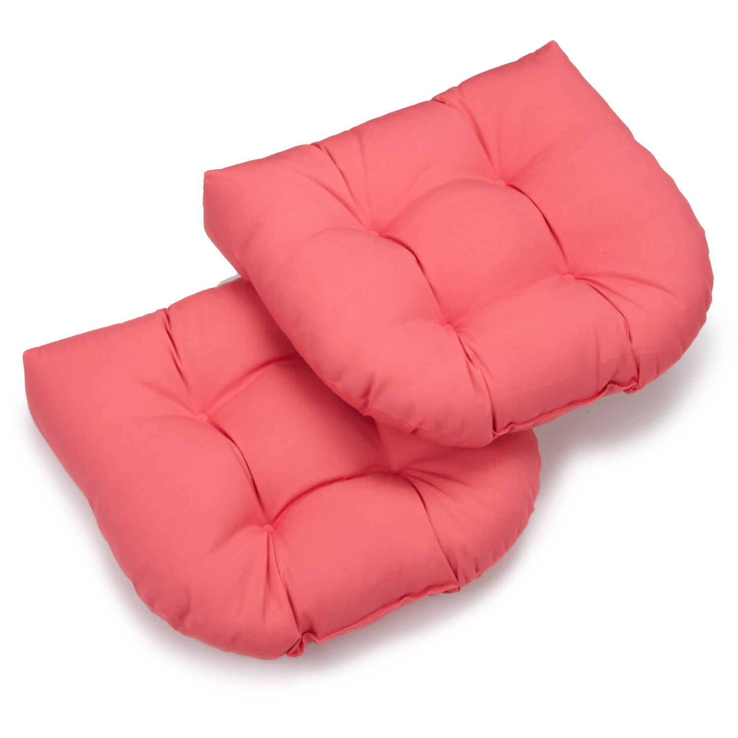 Blazing Needles 93184-2CH-TW-BB Bery Berry Solid Chair Cushion