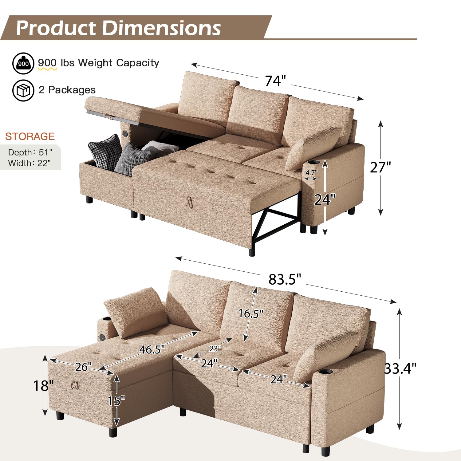 AECOJOY 13137TBR-LS01 futons - View #2