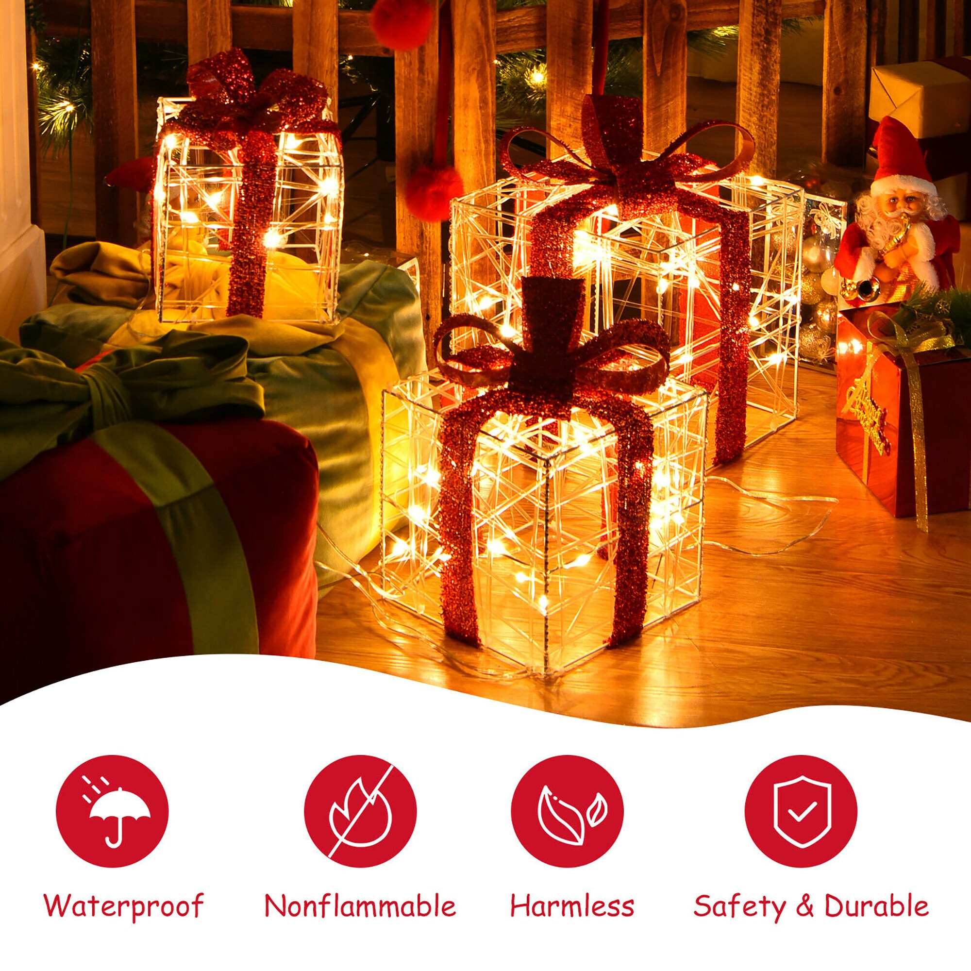 Costway LWS00796 Table-Christmas-Decorations - View #7