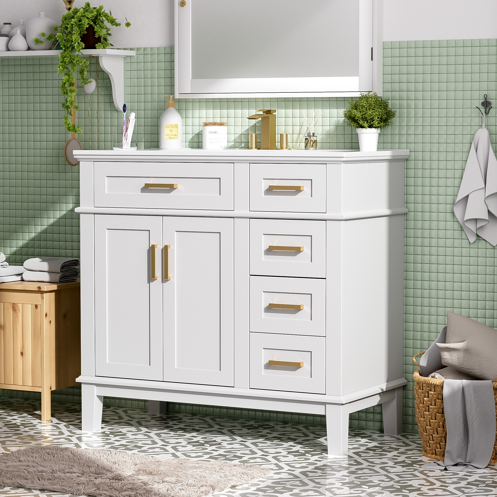 LOVMOR SF-M-N729P253935K Bath-Vanity-Combo - View #3