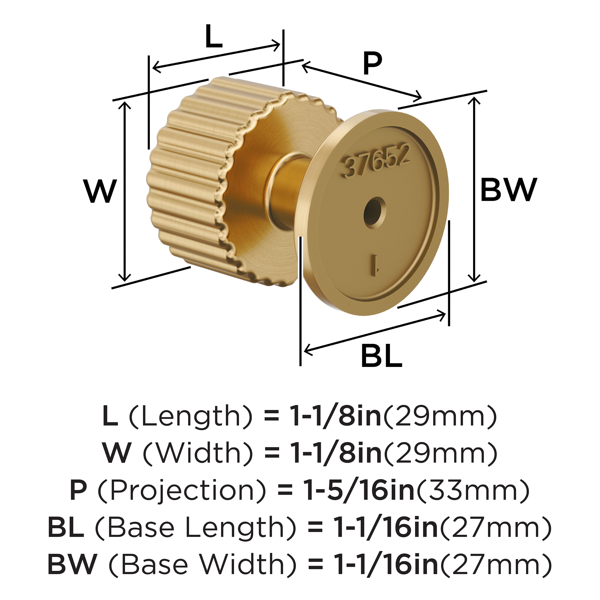 Amerock BP37652CZ Cabinet-Knobs - View #4