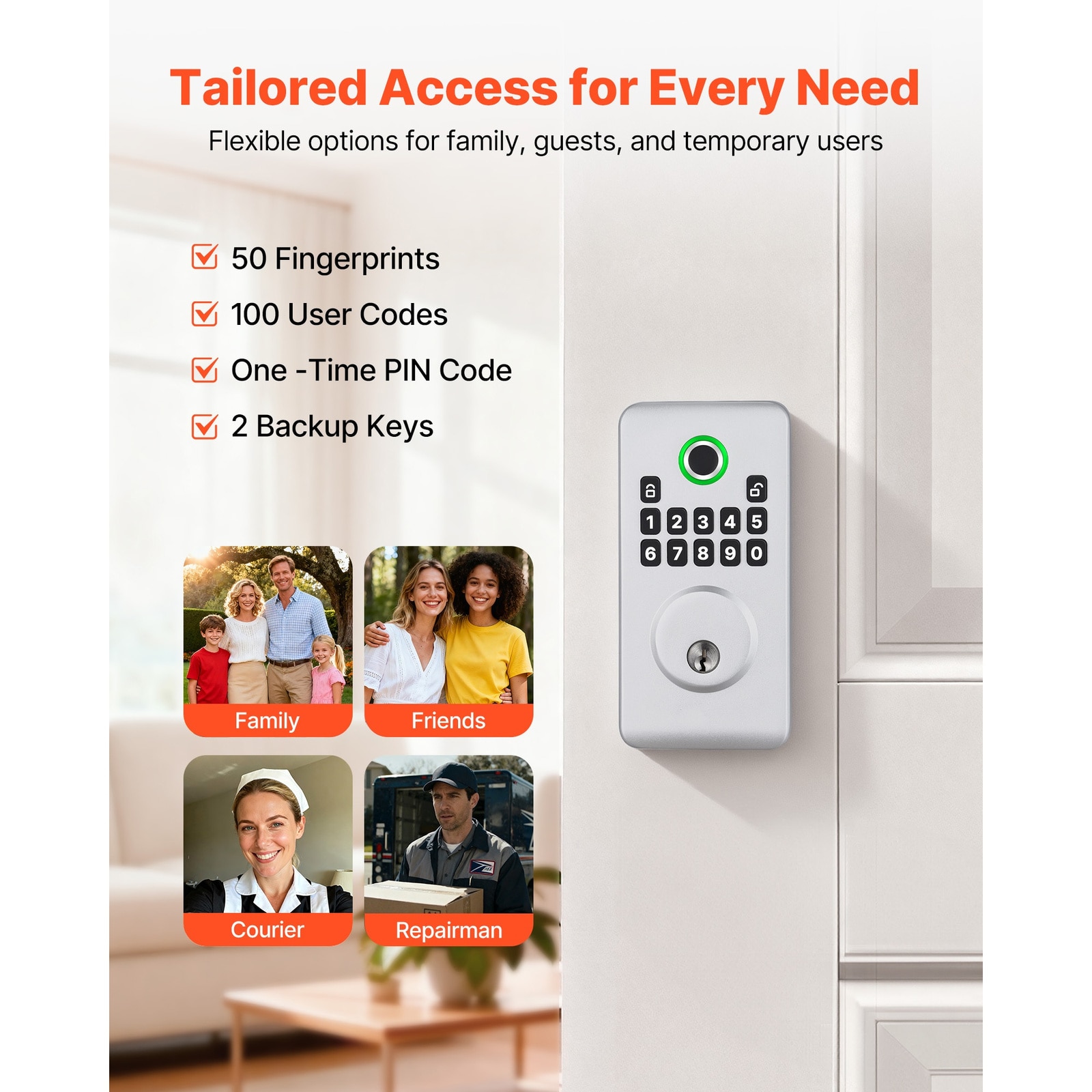 Mecale YAS-Q29L3G Electronic-Door-Locks - View #2