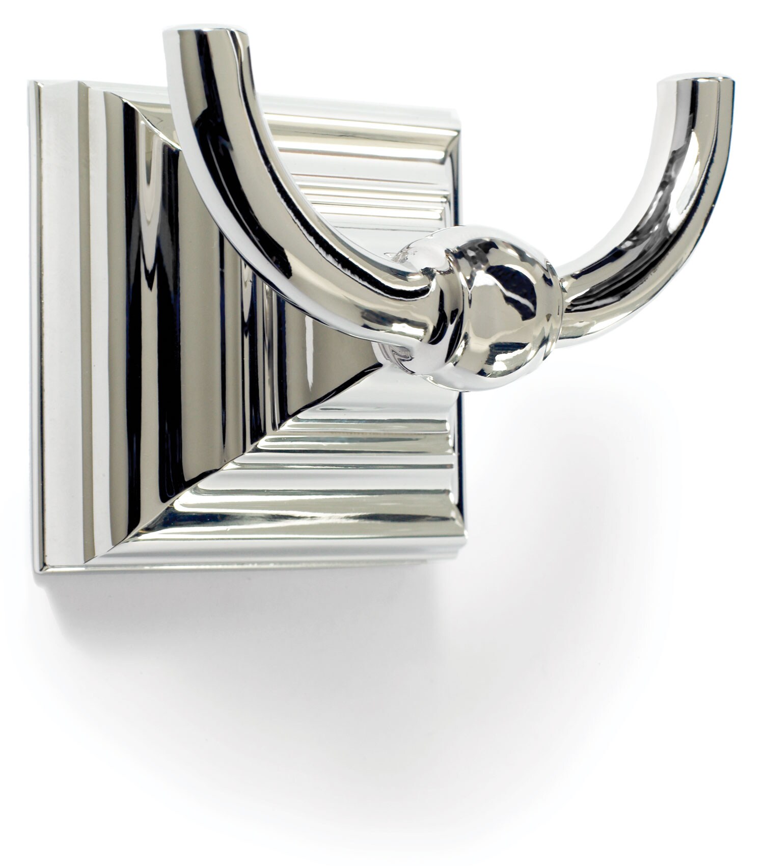 Amerock Markham 2-Hook Polished Nickel Towel Hook at