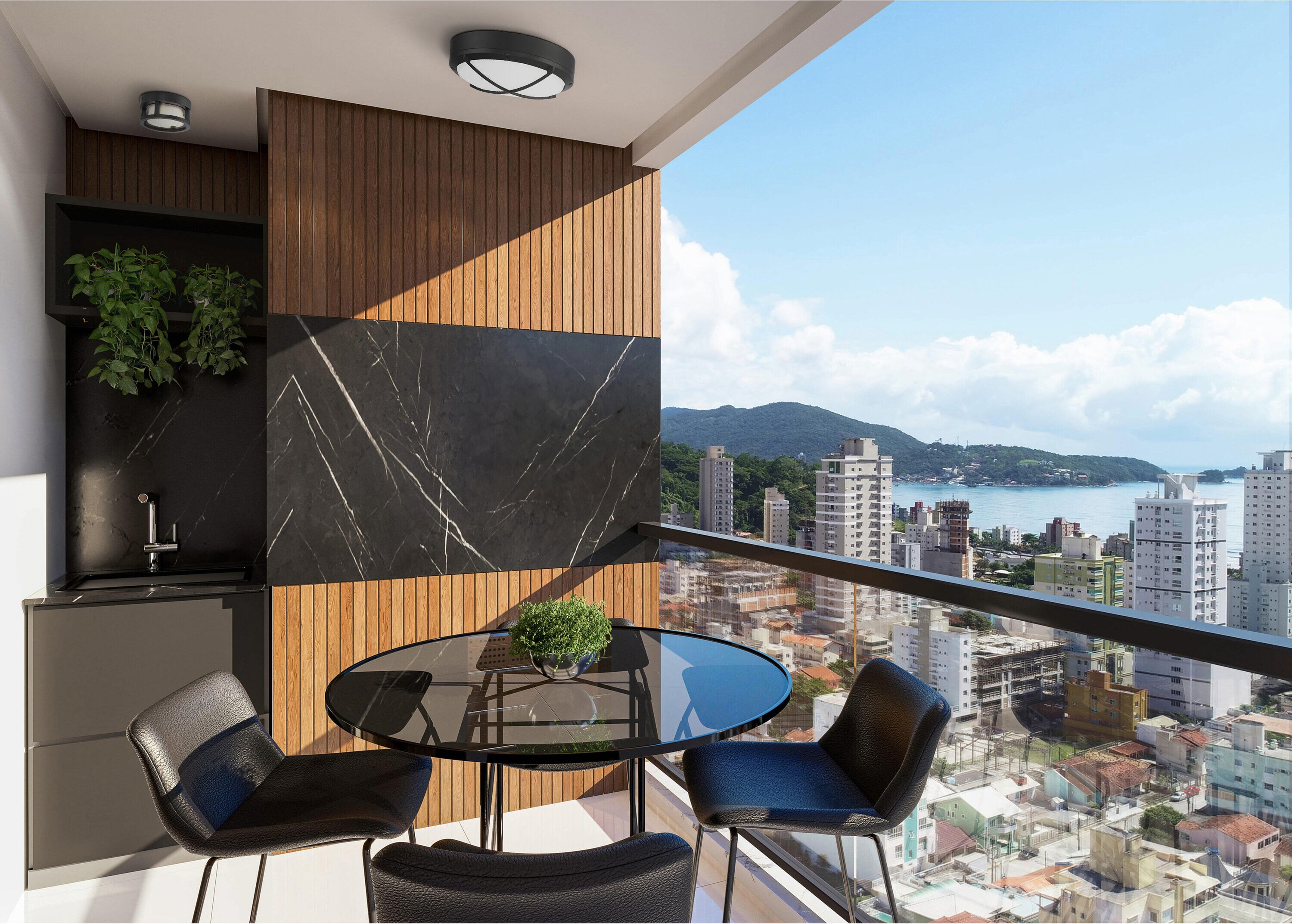 Access Lighting 20255LEDMG-MBL/FST Outdoor-Wall-Lighting - View #7