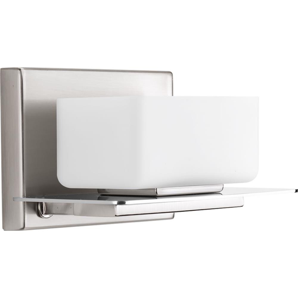 Progress Lighting P2715-09 Rush 1-Light Brushed Nickel Modern/Contemporary Vanity Light