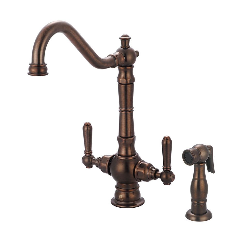 Pioneer Industries Americana Oil-Rubbed Bronze Double Handle High-arc ...