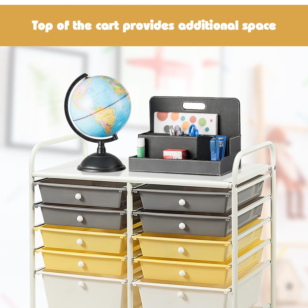 Costway HW56500YE Office-Carts - View #8