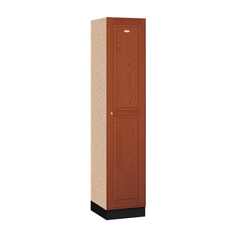 SALSBURY INDUSTRIES 11168MED 11000 Series Solid Oak Executive Lockers 16-in W x 76-in H x 18-in D Wood Full Storage Lockers