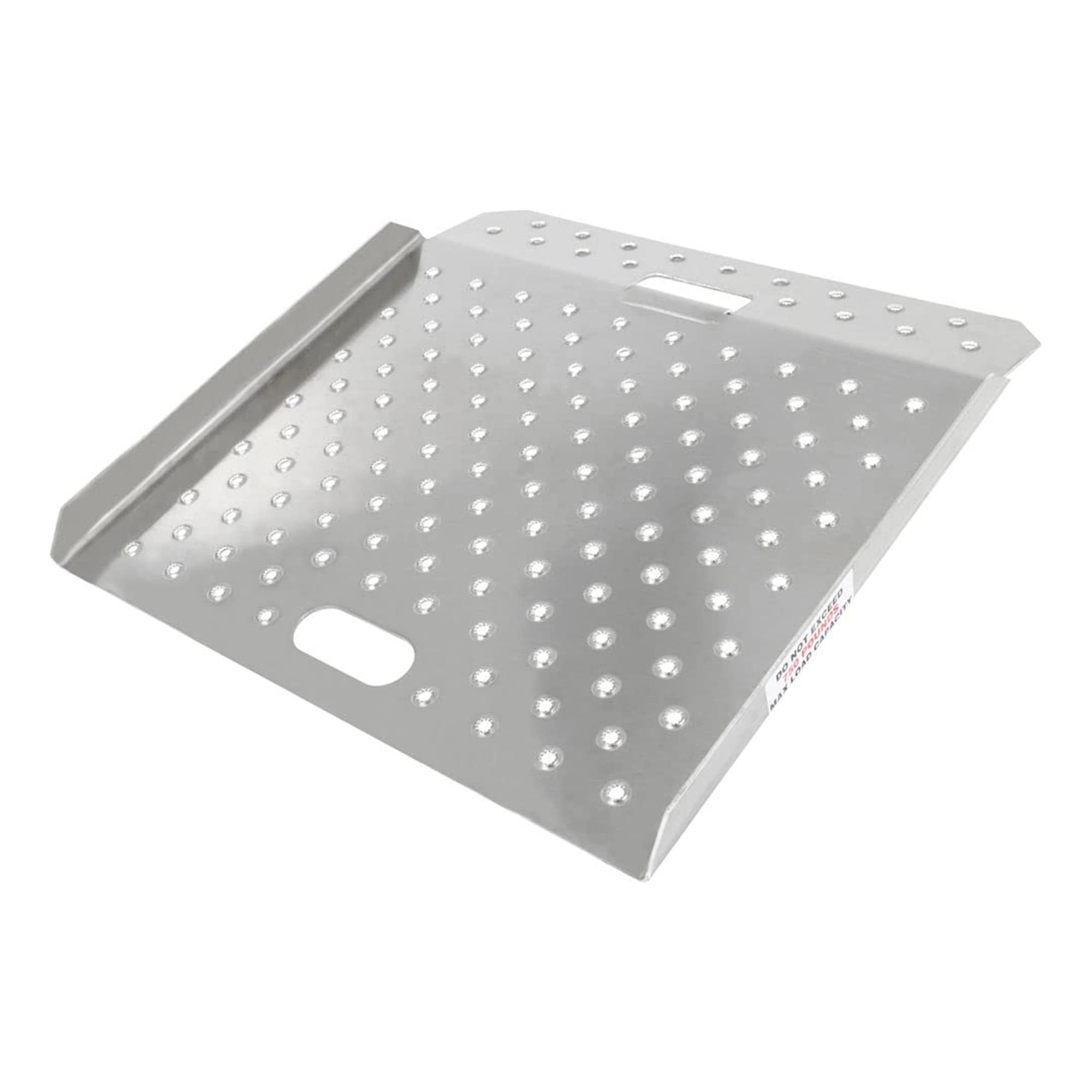 Guardian  27 Inches x 27 Inches Aluminum Curb Ramp Portable and Heavy Duty 750 Lb Capacity