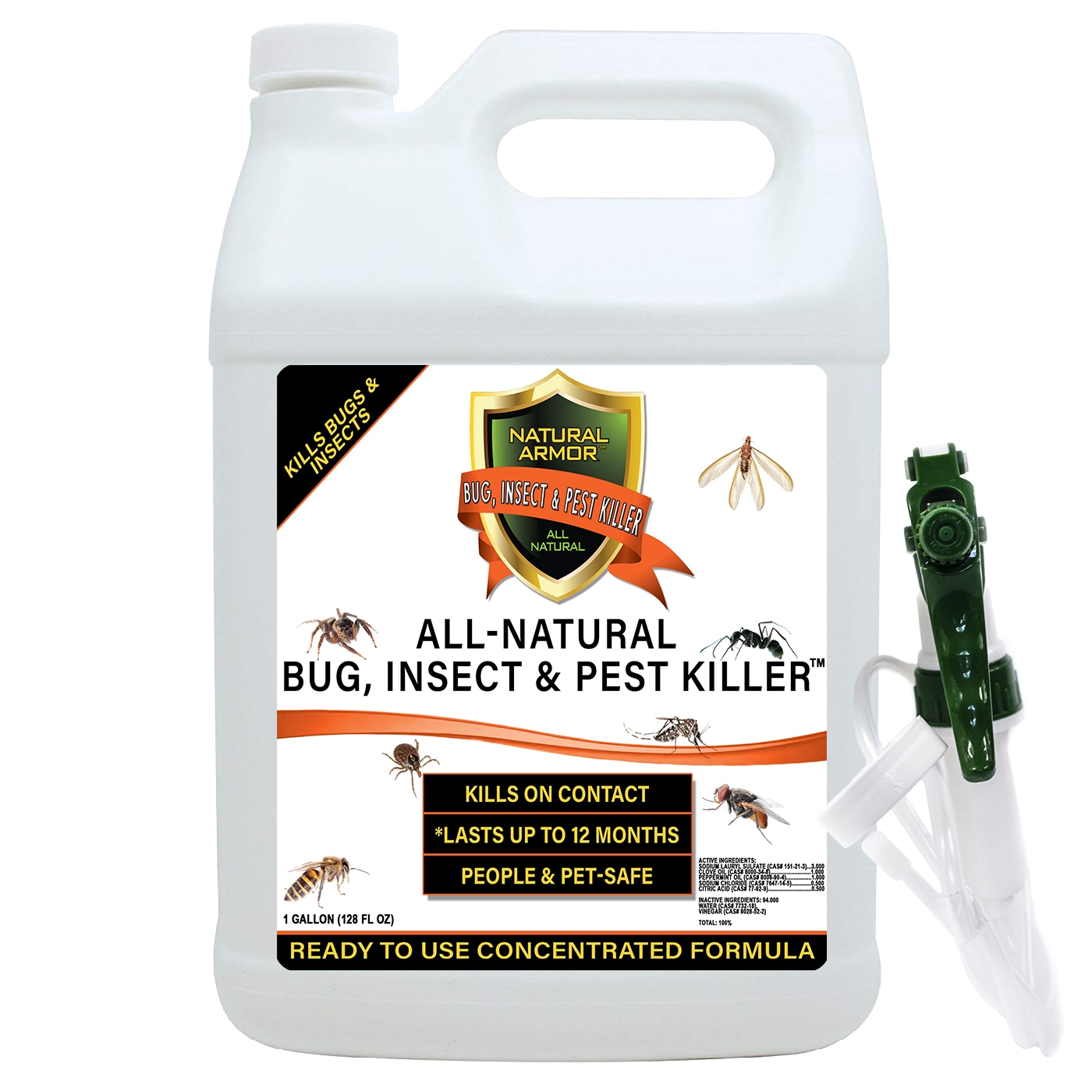 NATURAL ARMOR NABI-G-T ALL-NATURAL BUG & INSECT KILLER GALLON