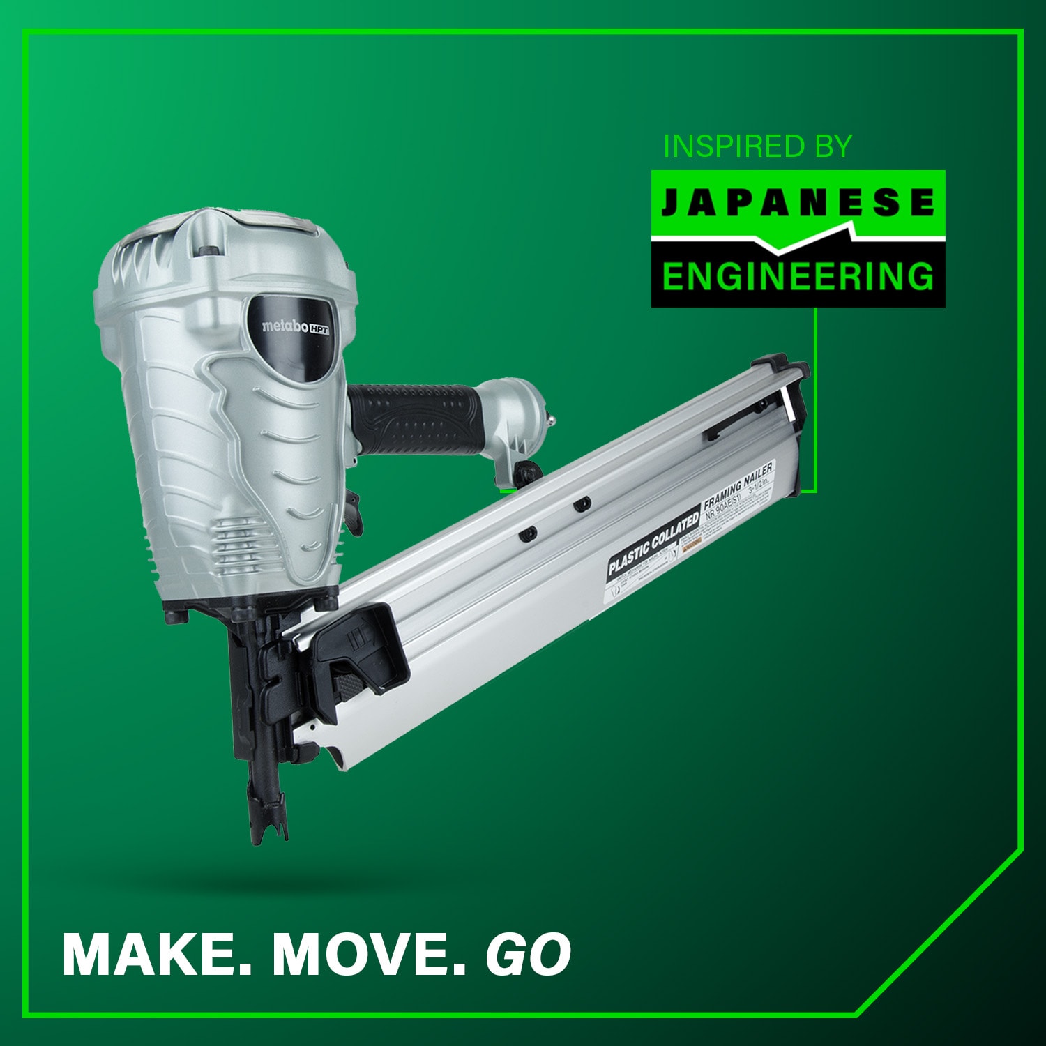 Metabo HPT NR90AES1M Cordless-Nailer - View #19
