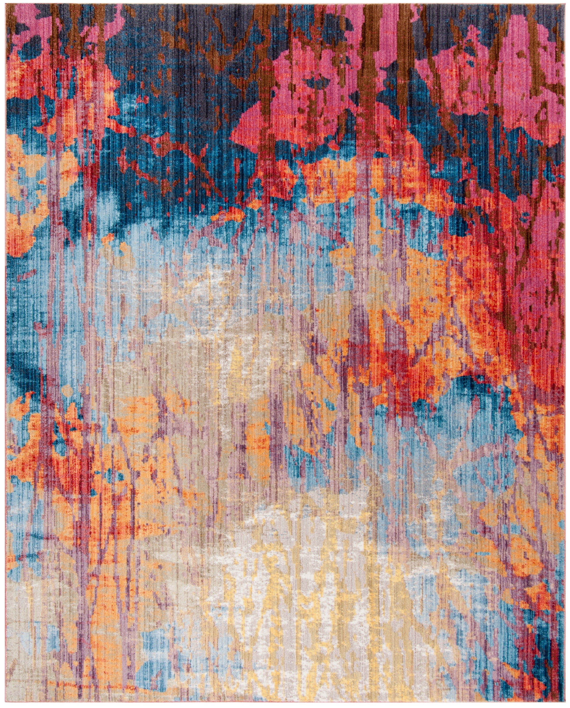 Bristol 8' x 10' Multicolor Polyester Area Rug