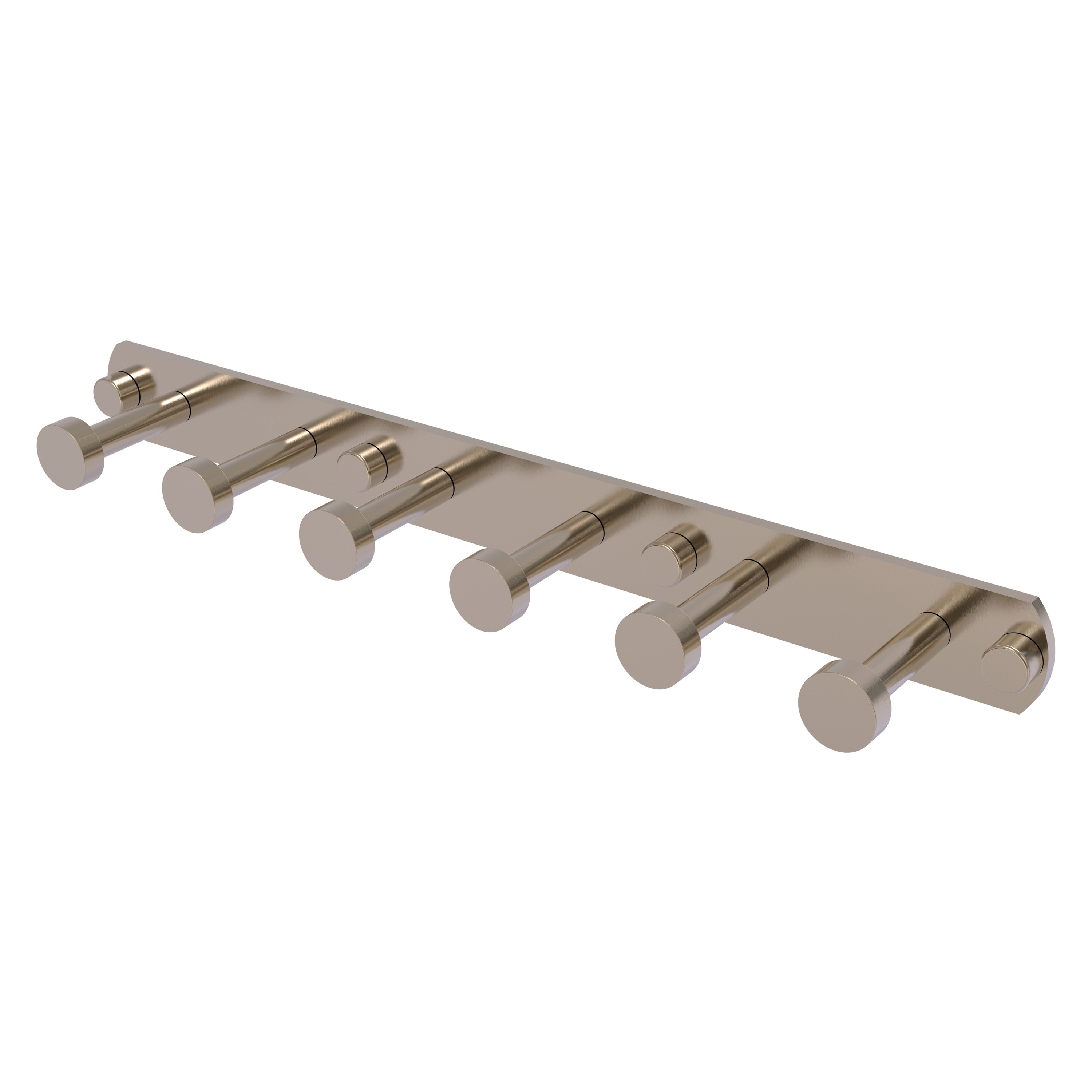 Allied Brass FR-20-6-PEW Fresno Antique Pewter 6 -Hook Wall mount Towel Hook