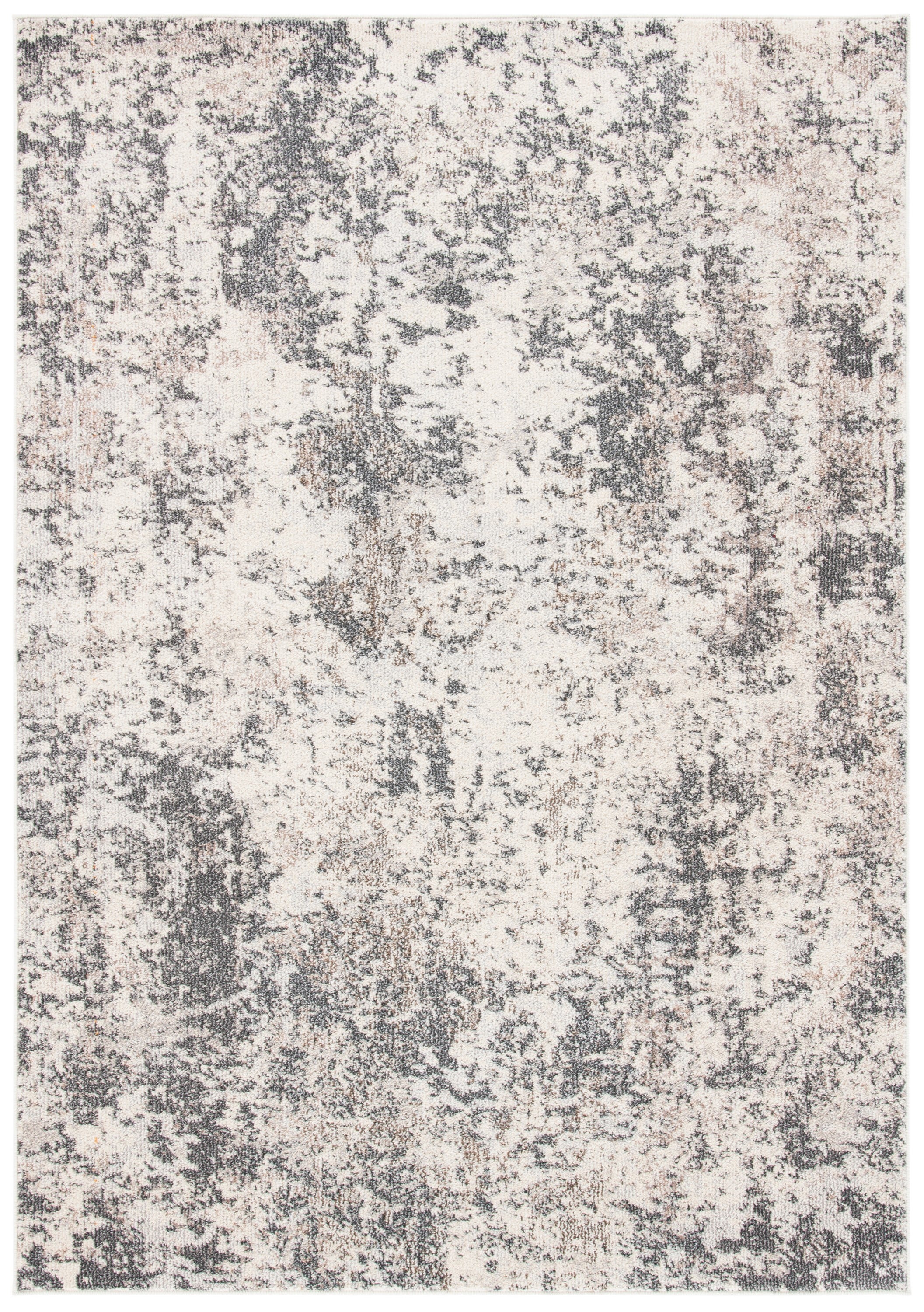 Safavieh Madison Markham 4 X 6 (ft) Gray/Ivory Indoor Abstract ...