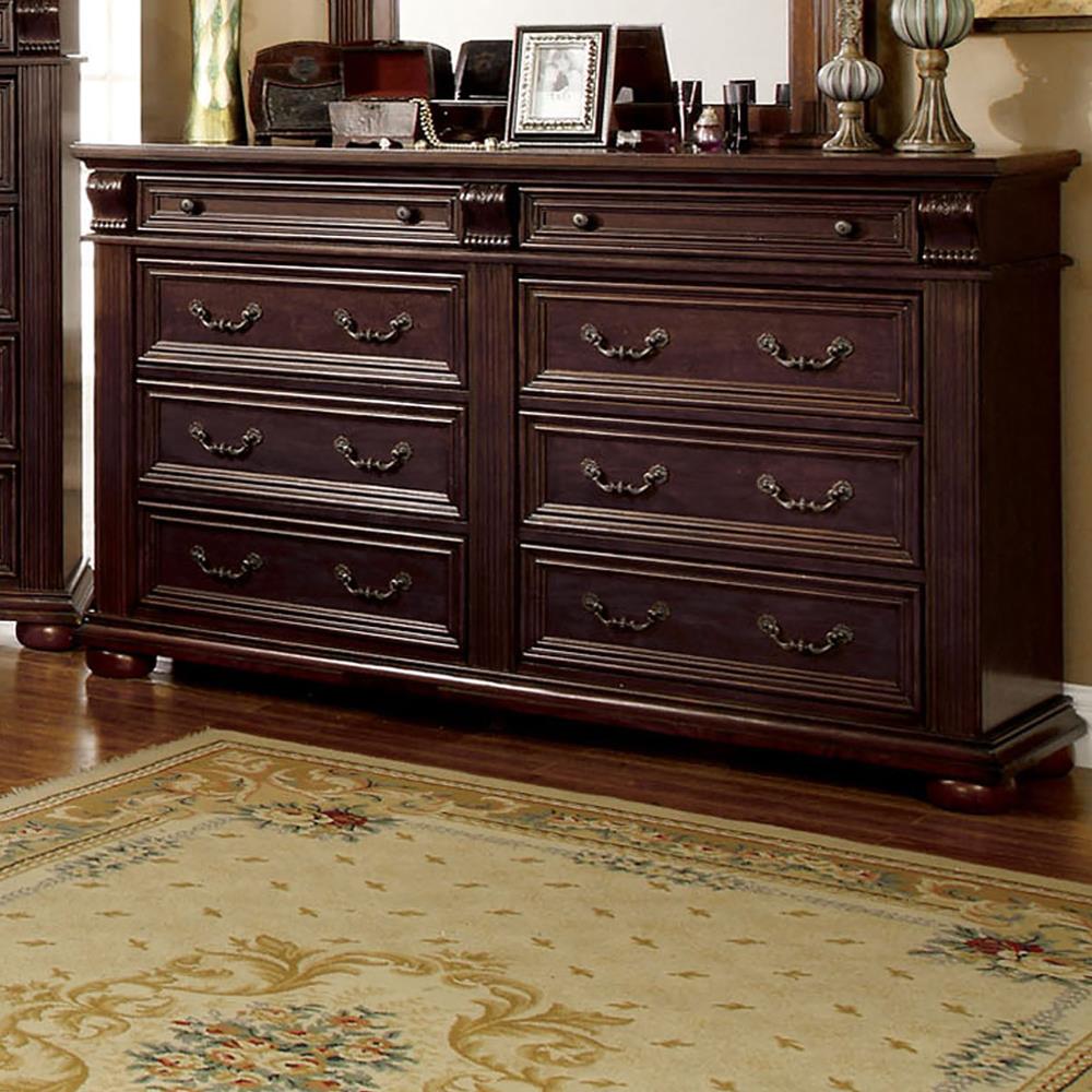 Furniture of america esperia deals brown cherry king bed