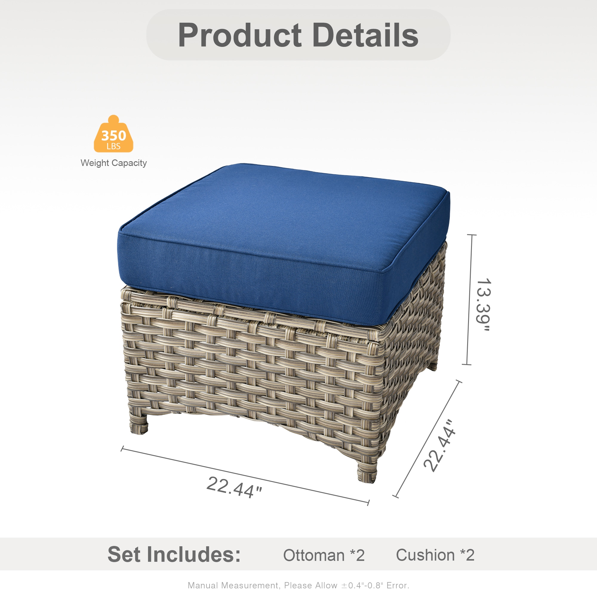 weaxty HMBPAD700-4 Stools-Ottomans - View #3