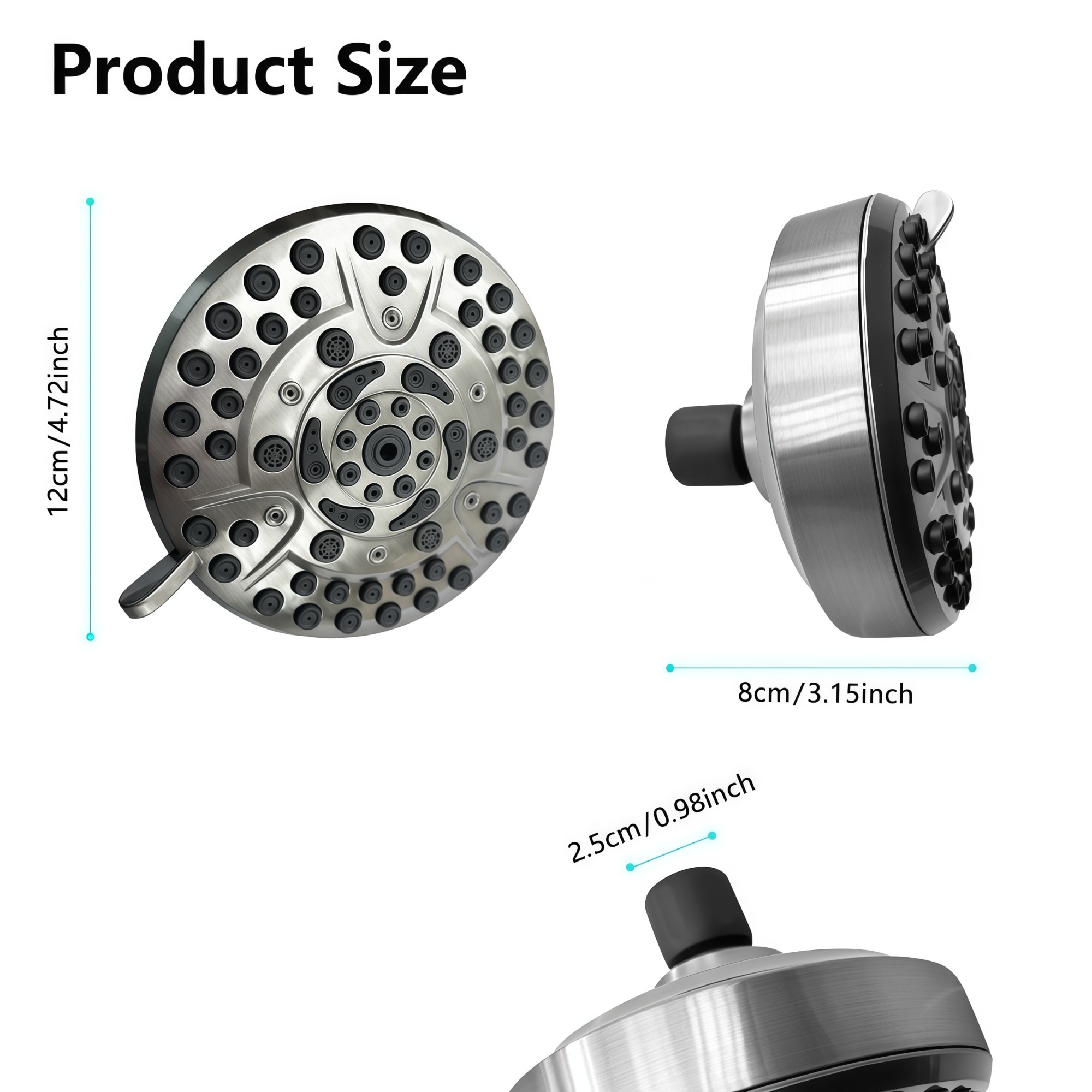 Numhew NHSEAN3098 Fixed-Showerhead - View #3