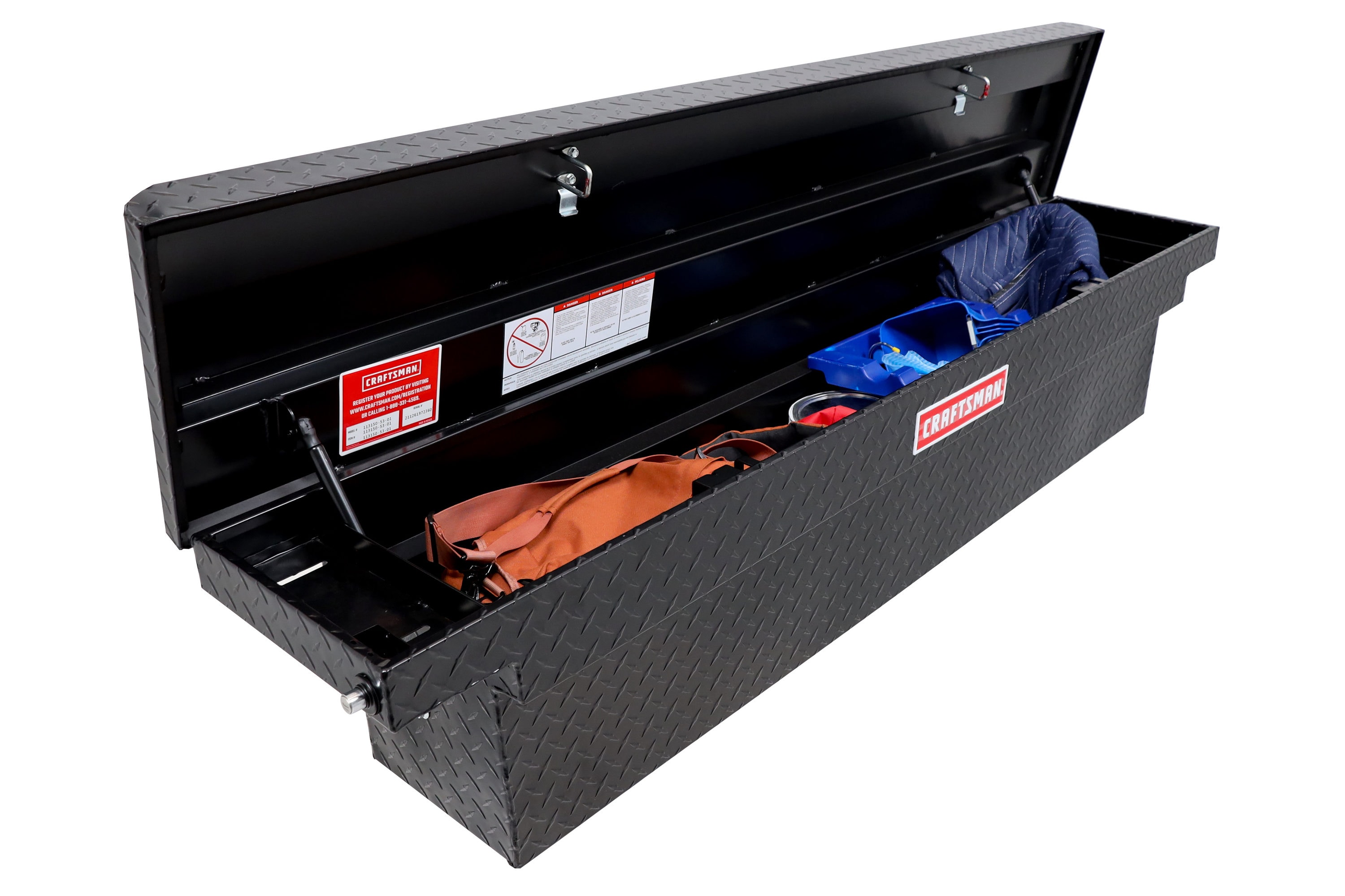 CRAFTSMAN Rubber Truck Box Mat, All Model Compatible, Use with Truck Box, Black, Non-Slip, Cuttable