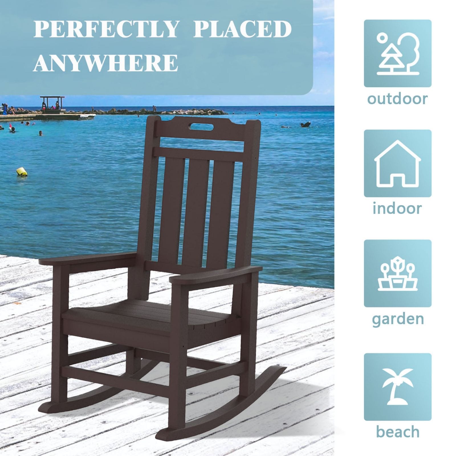 Forclover HYFAS04BK Patio-Chairs - View #5