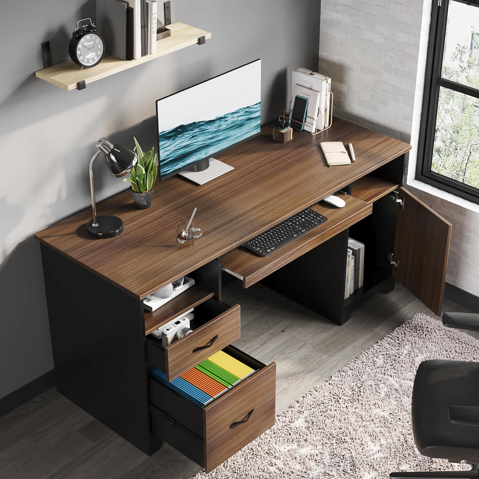 Bestier LOW-H104515M-CRY desks - View #2