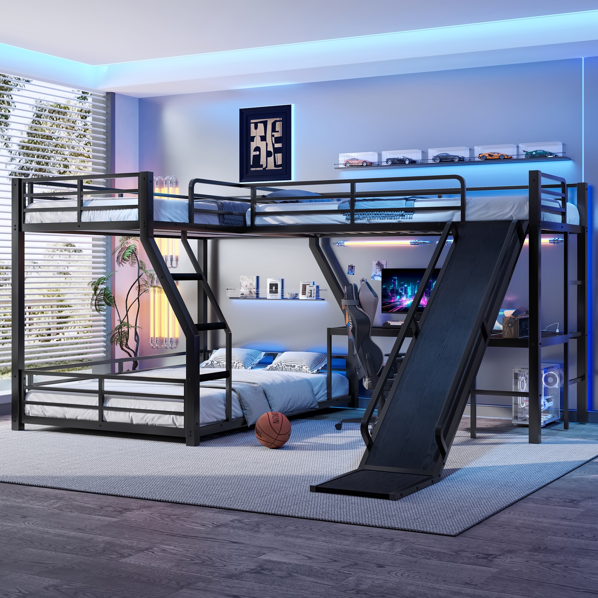 LUXEYARD DS-M-BAC04849 Bunk-Beds - View #4