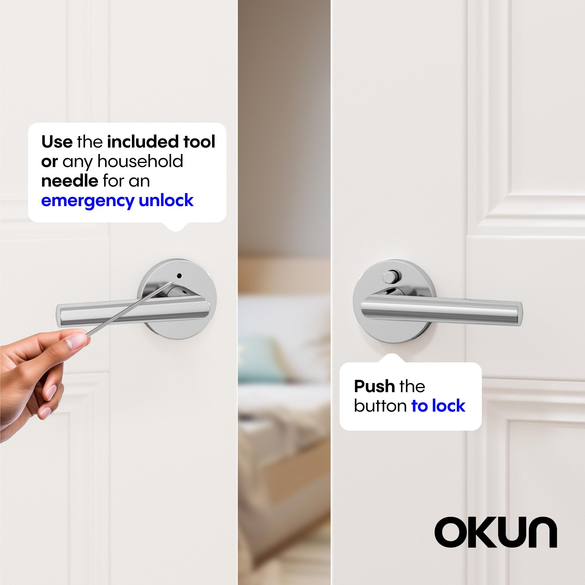 OKUN OK1001CHPRK2 Door-Handles - View #7
