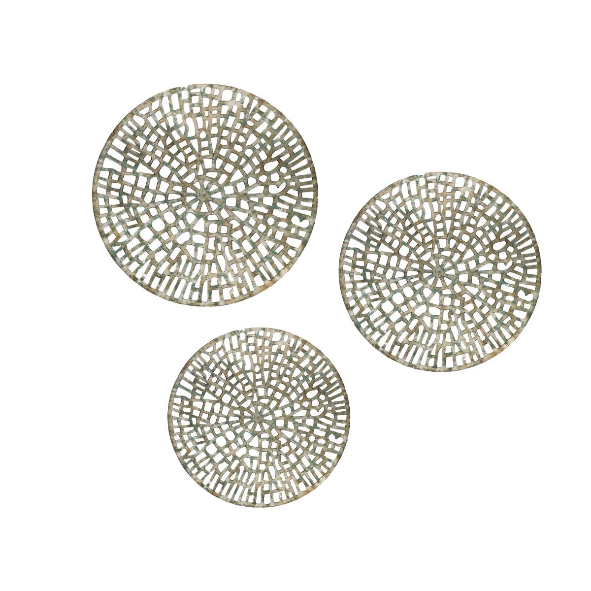 HomeRoots 365977 20-in H x 20-in W Vintage/Retro Metal Wall Sculpture