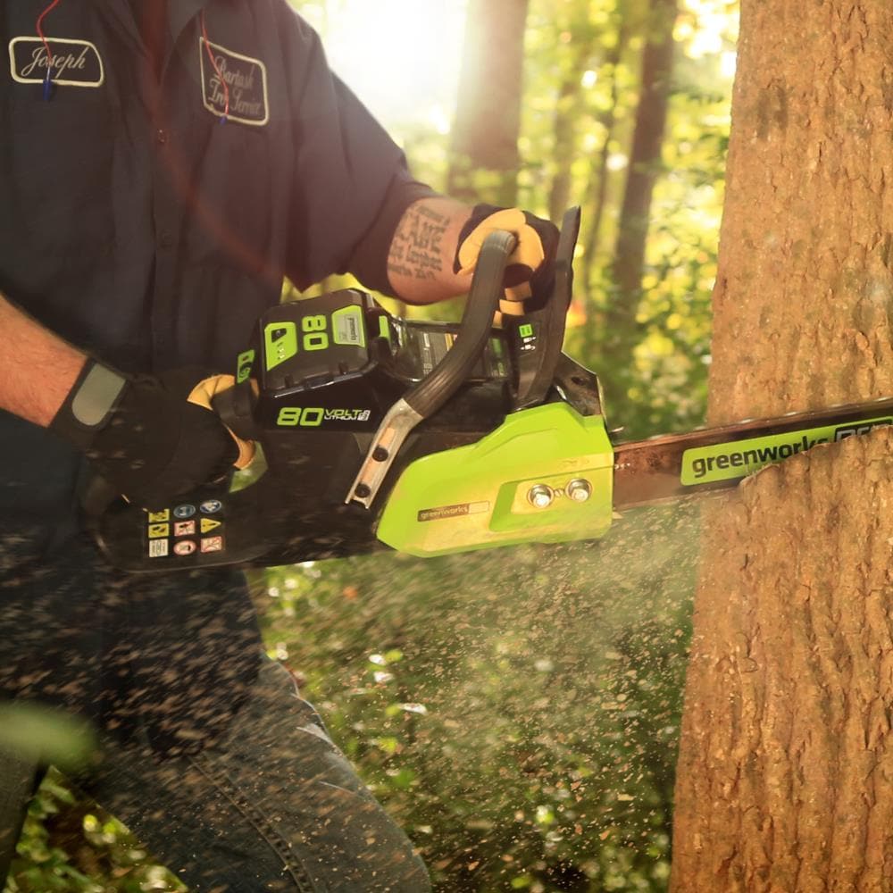 greenworkstools-80V 18 Cordless Battery 2.5Kw Chainsaw (Tool-Only)