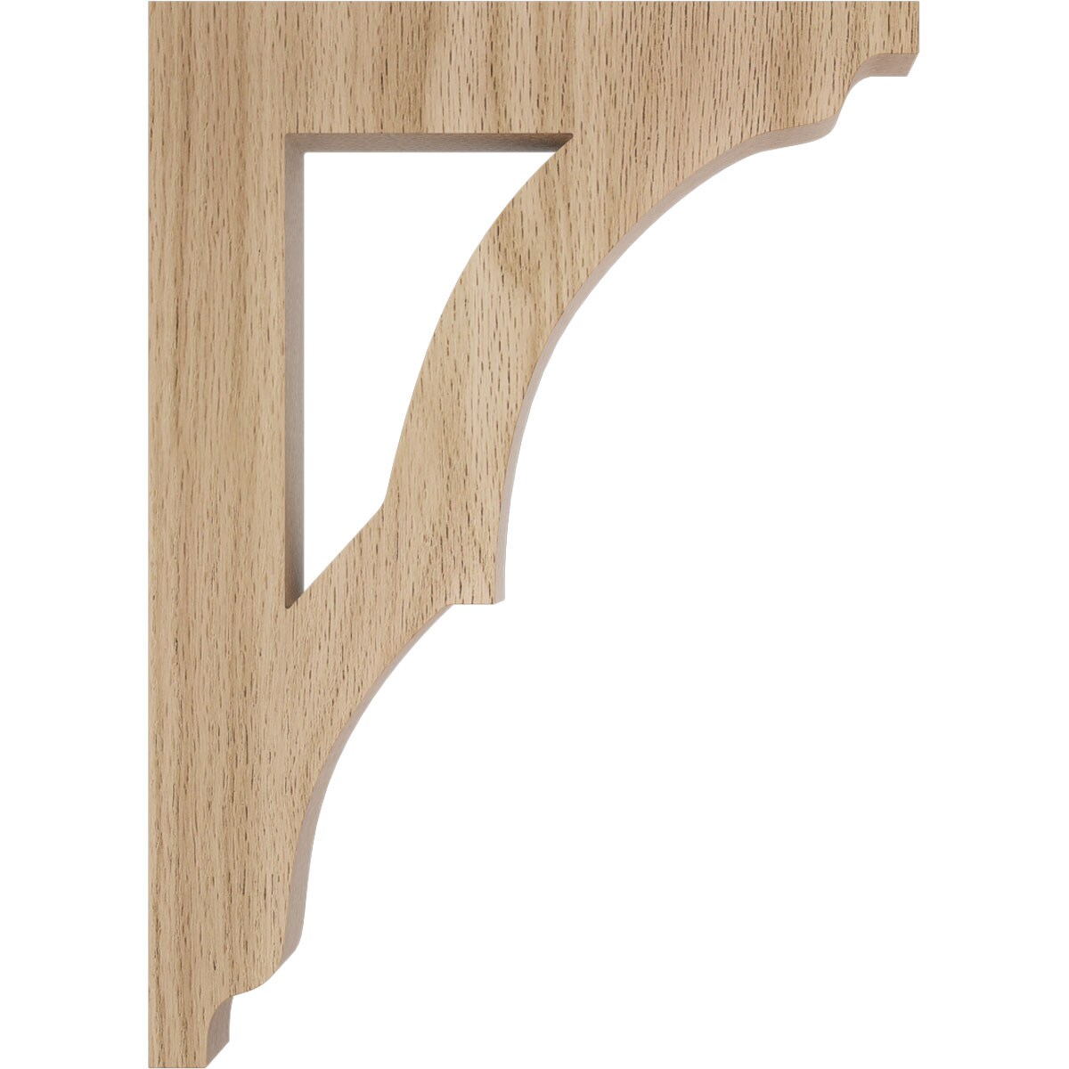 Ekena Millwork BKTW01X06X09AVRO Exterior-Brackets-Braces - View #3
