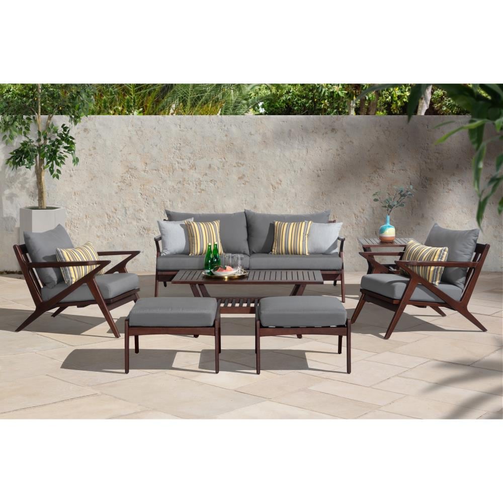 RST Brands OP-AWSS7-VGHN-CHR-K Patio-Conversation-Sets - View #2