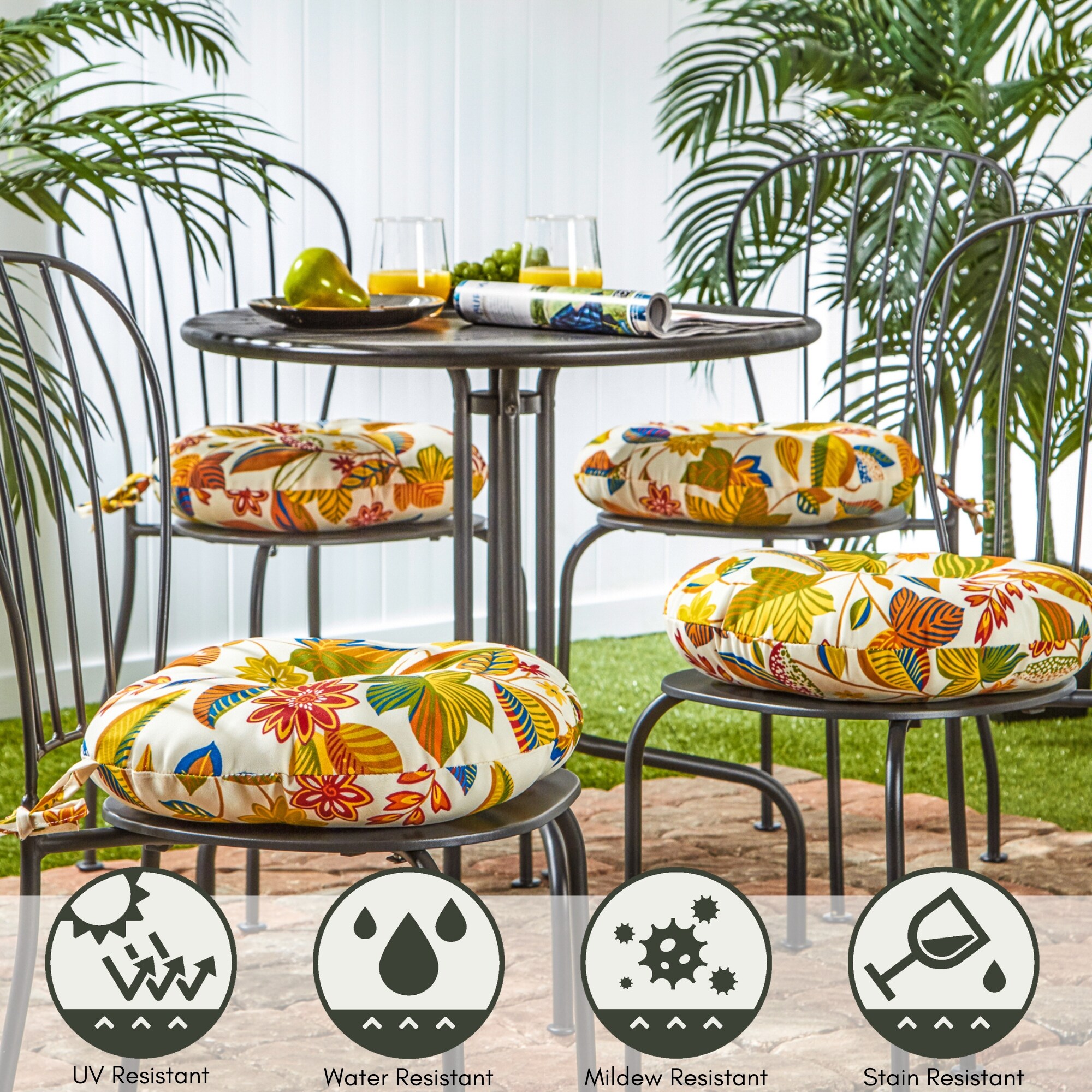 Greendale Home Fashions OC6816S4-SKYMULTI Patio-Furniture-Cushions - View #6